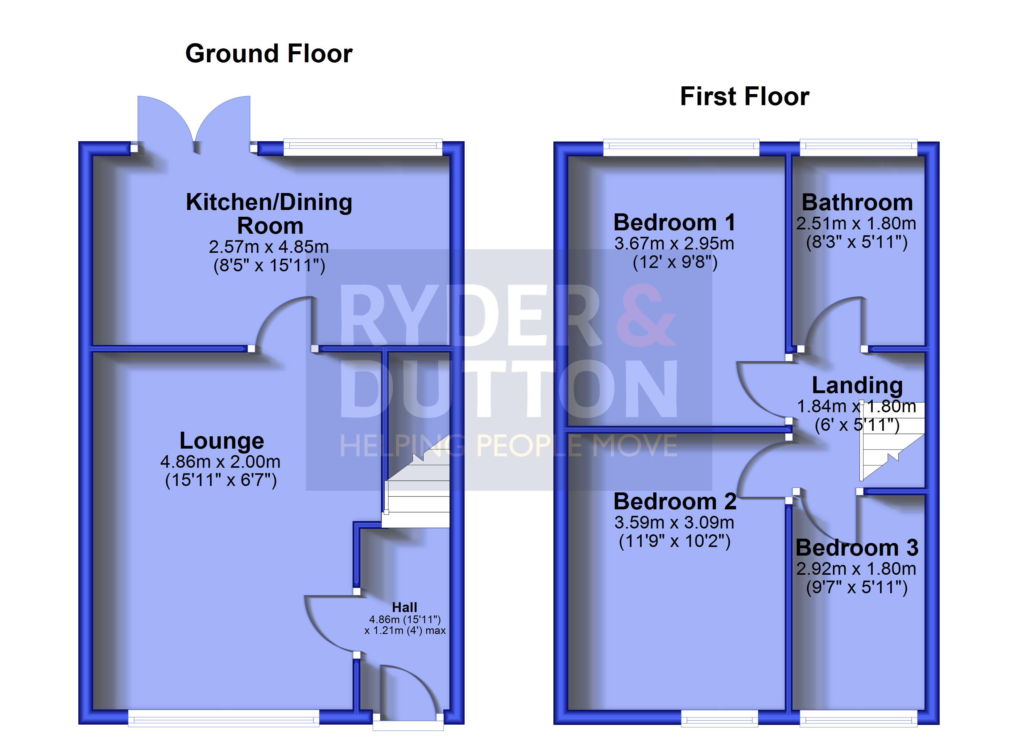 713, Whitworth Road, Rochdale floorplan