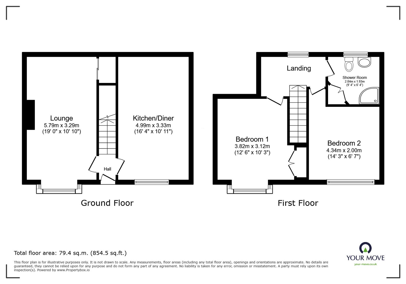 2 Shuffleton Court,, Hook Road, East Yorkshire floorplan