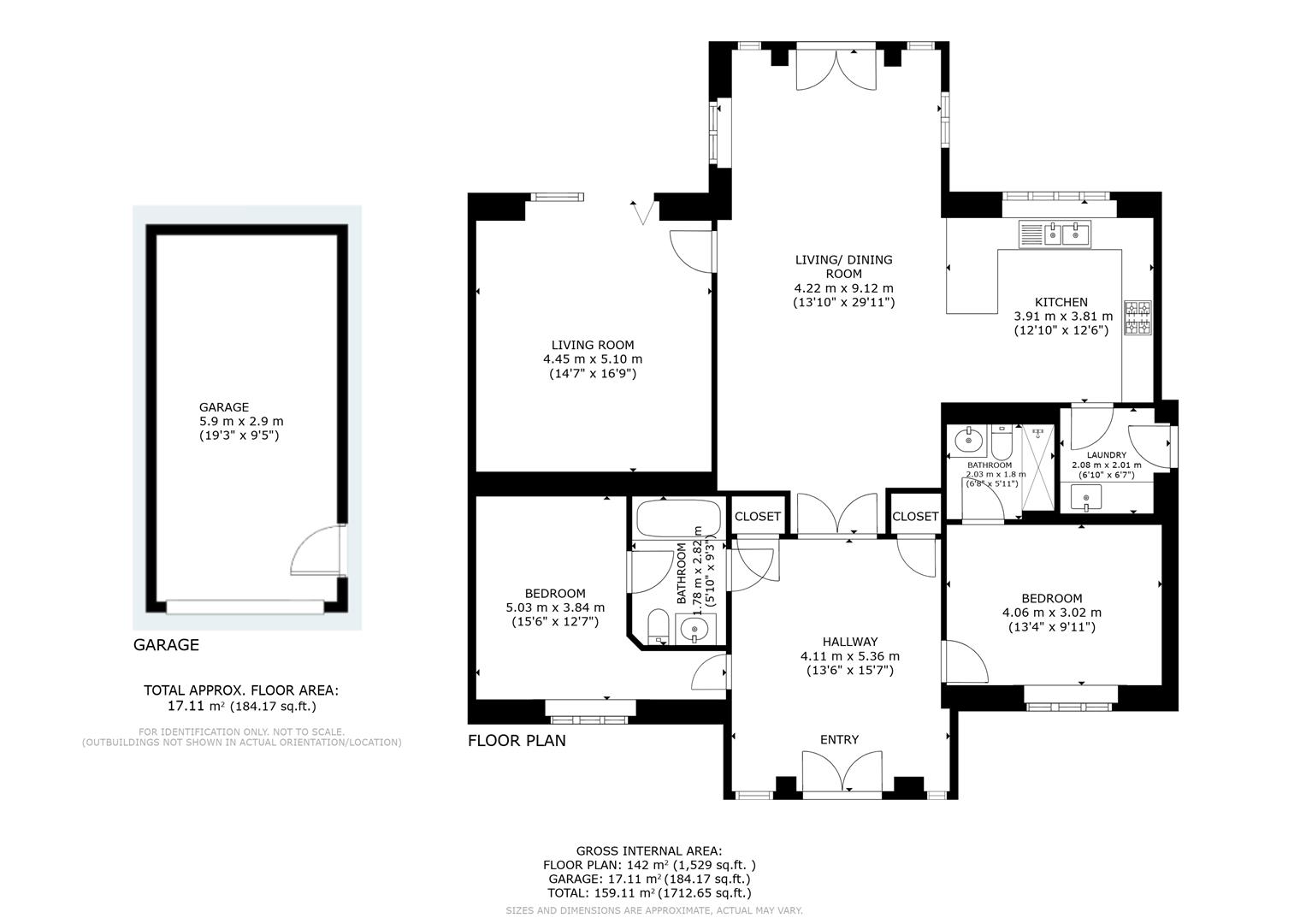 Oaklands, 3, Beaumont Close, Claverdon floorplan