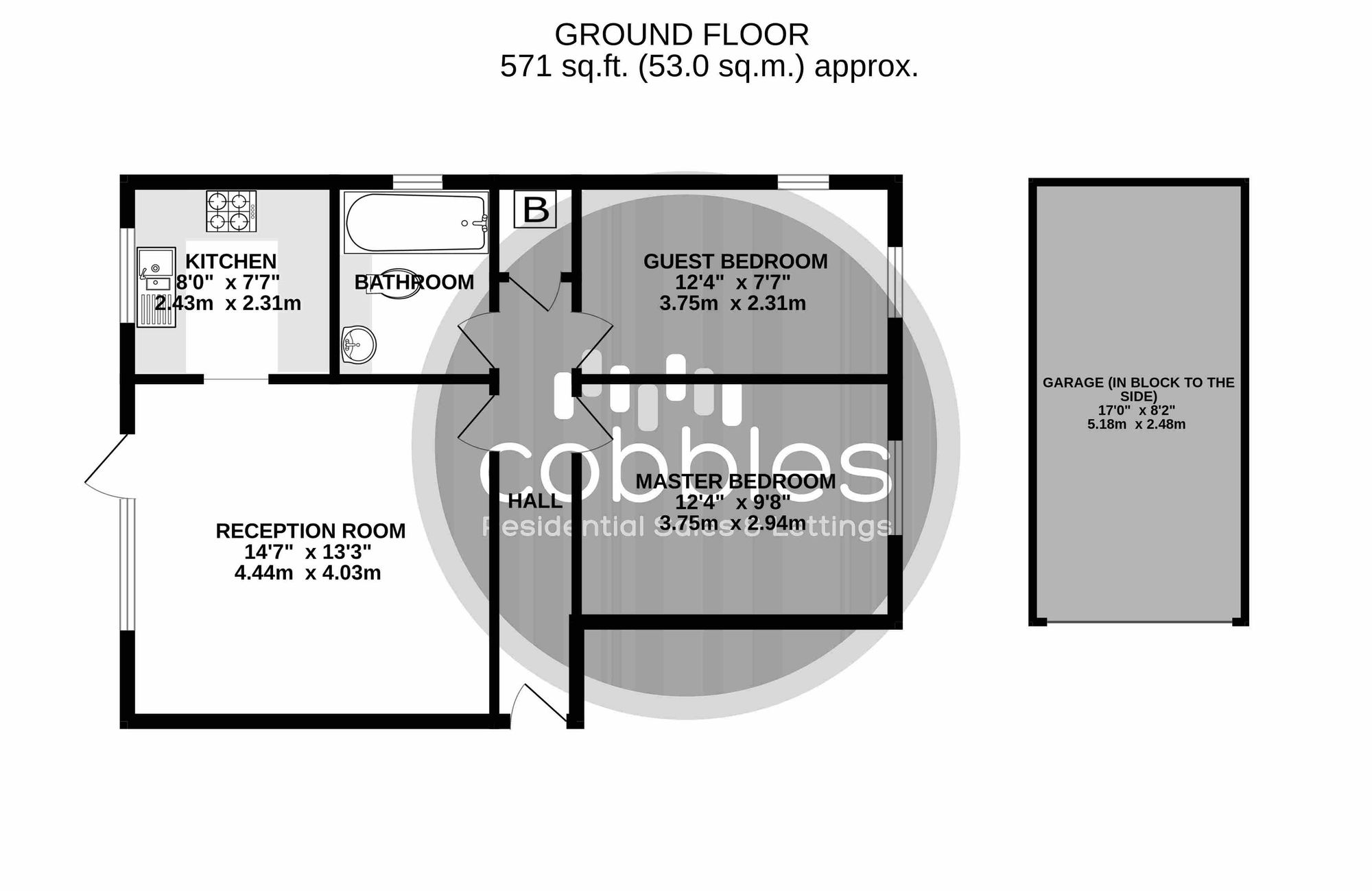 Flat 8, Cedar House Gorse Court, Guildford floorplan