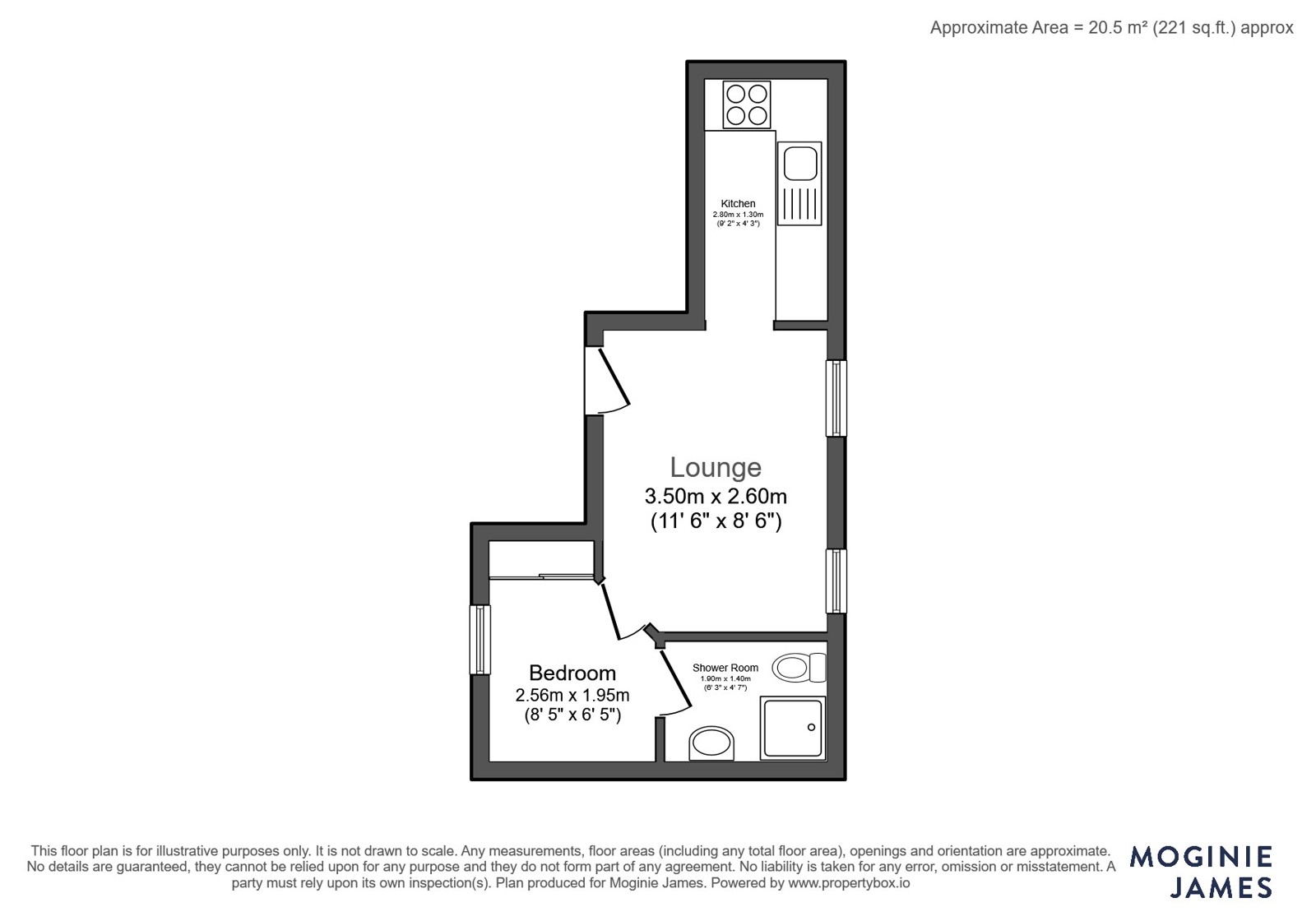 Flat 2, 20, Romilly Road West, Cardiff floorplan