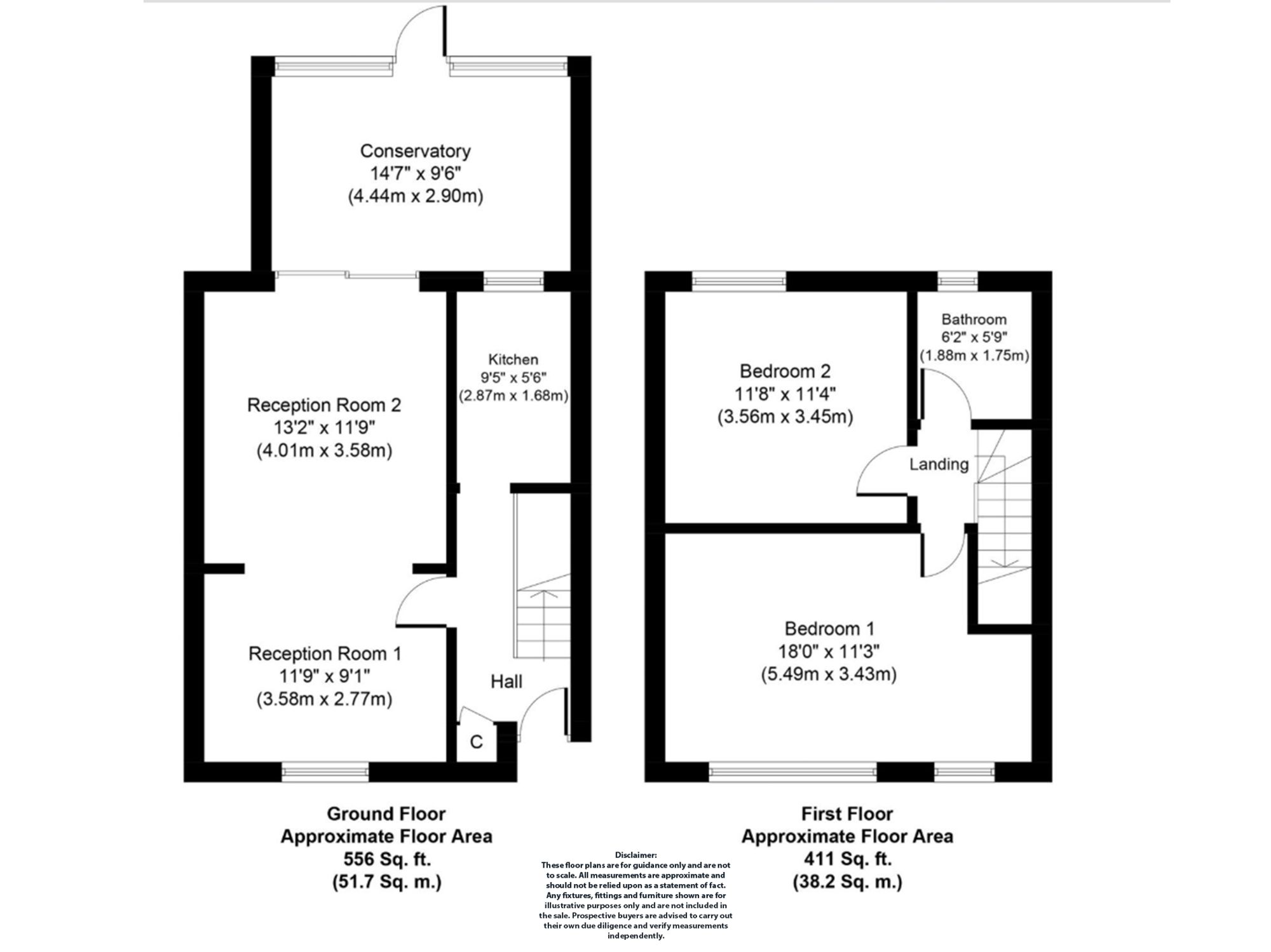 12 Trevor Gardens, Edgware floorplan