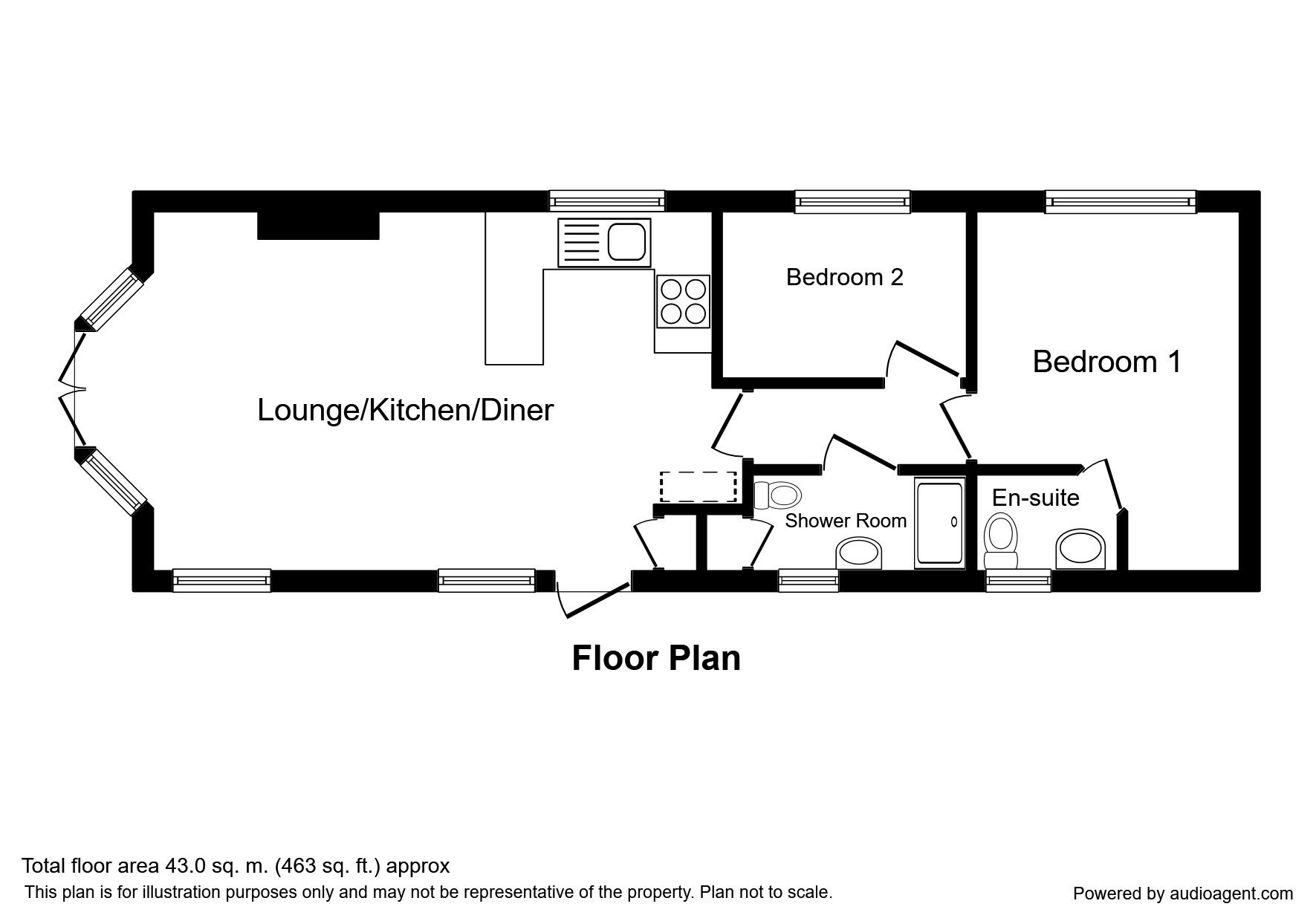 2 Bedrooms Bungalow for sale in St. Johns Road, Whitstable CT5