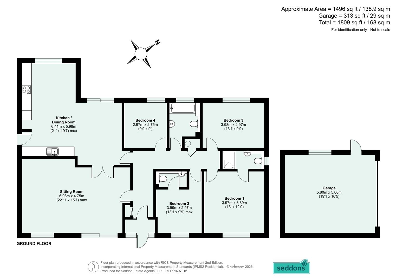 16, Ashleigh Park, Tiverton floorplan