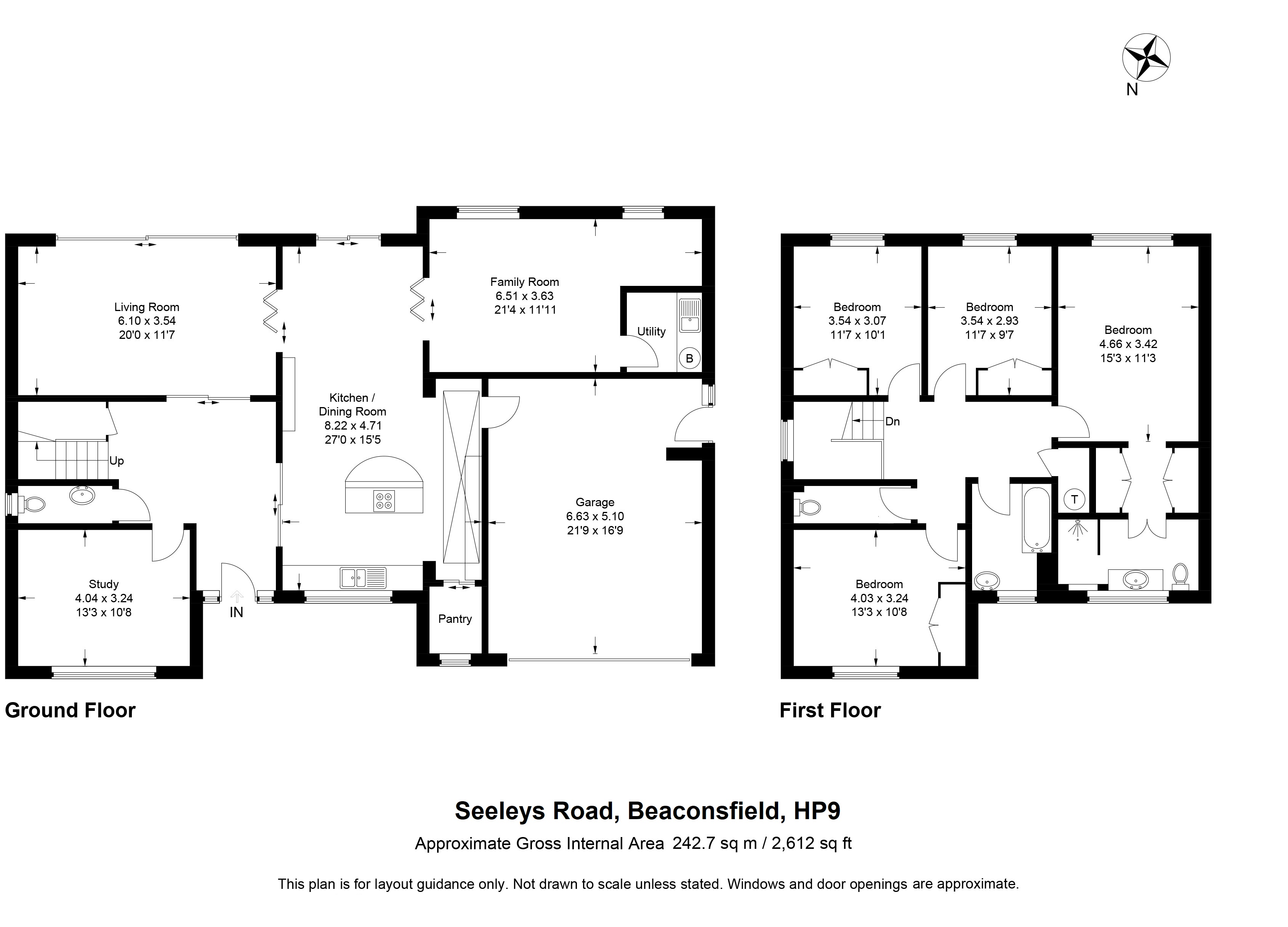 60, Seeleys Road, Buckinghamshire floorplan