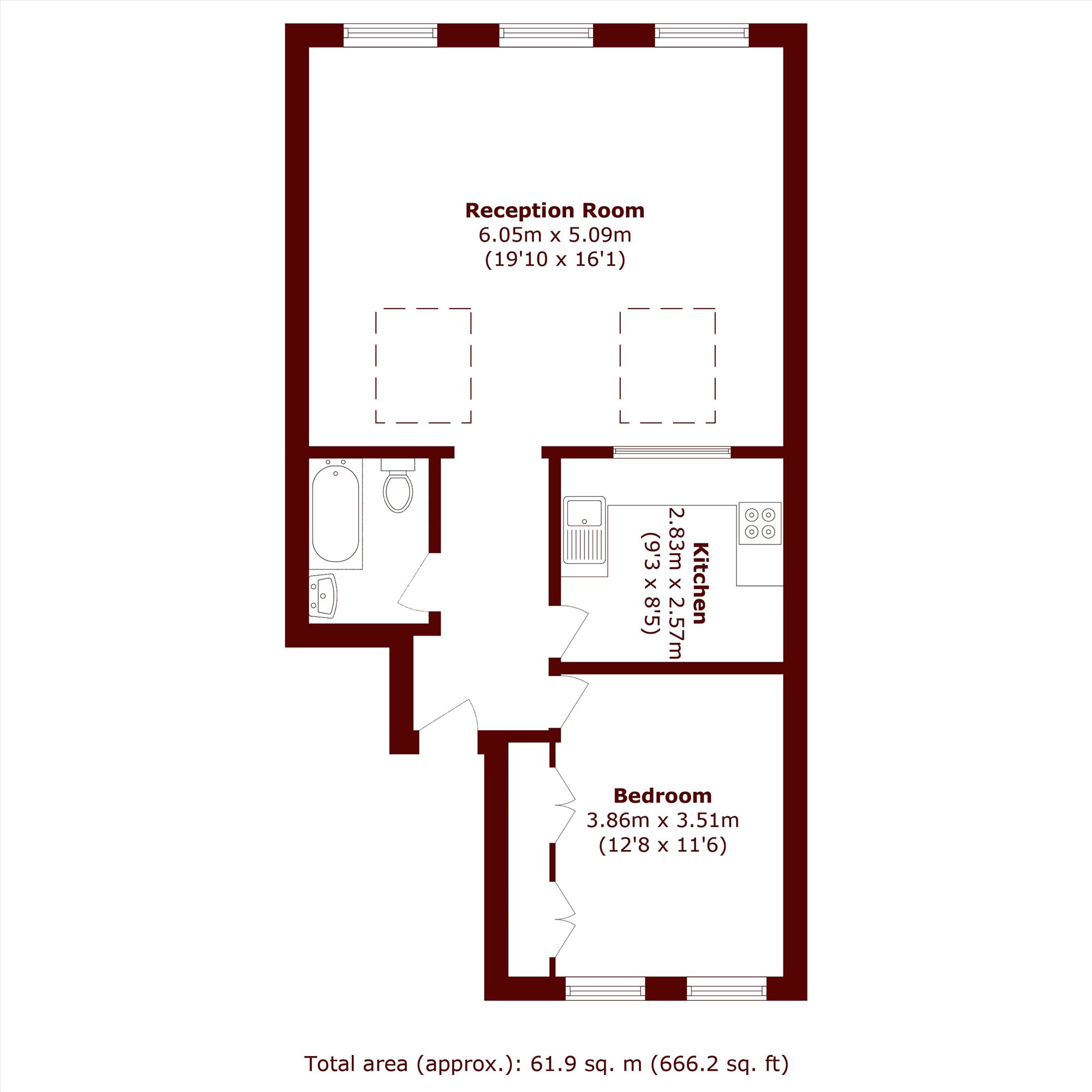 37a, Elgin Crescent, London floorplan