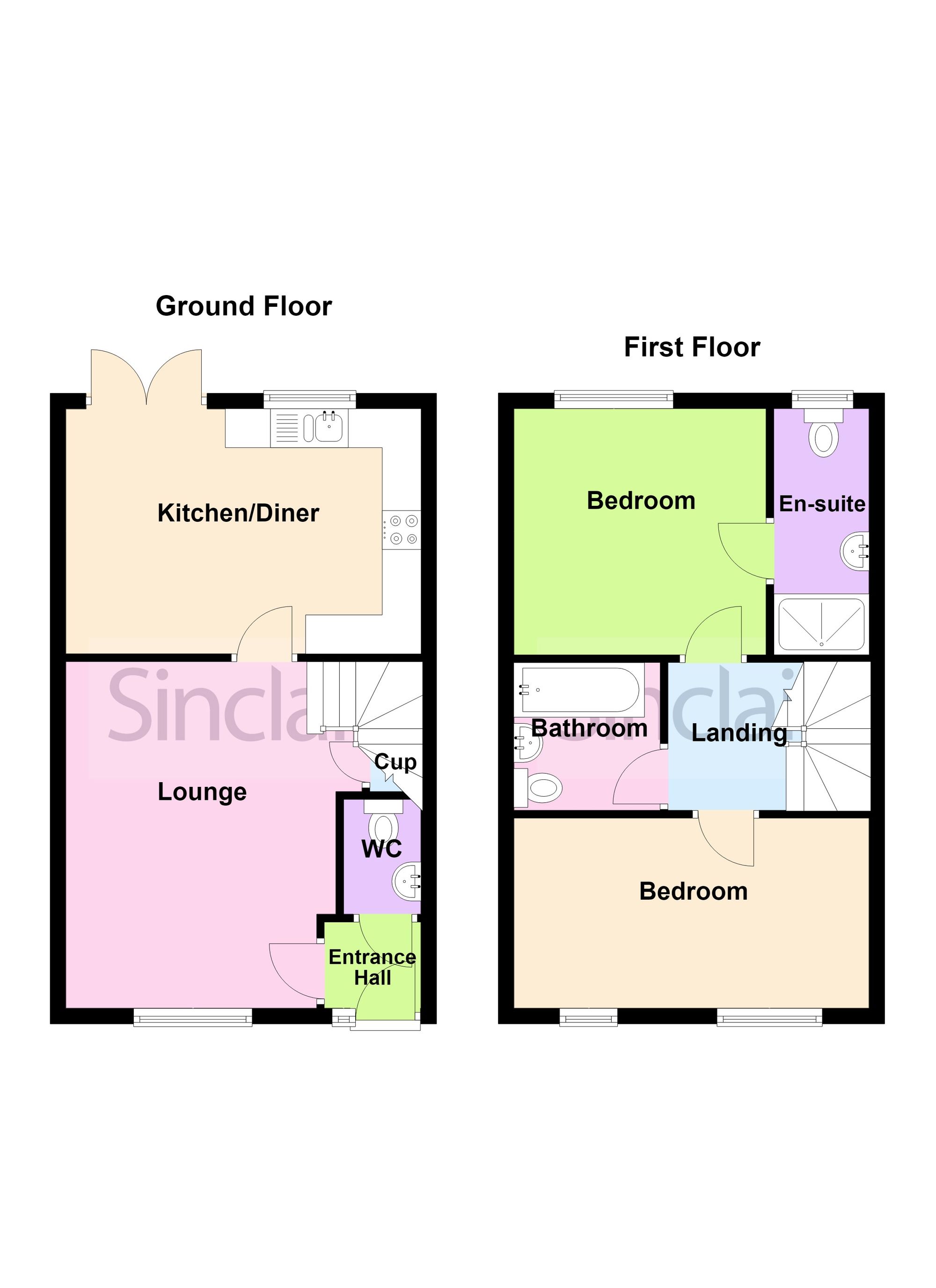 9 Larch Drive, Coalville floorplan