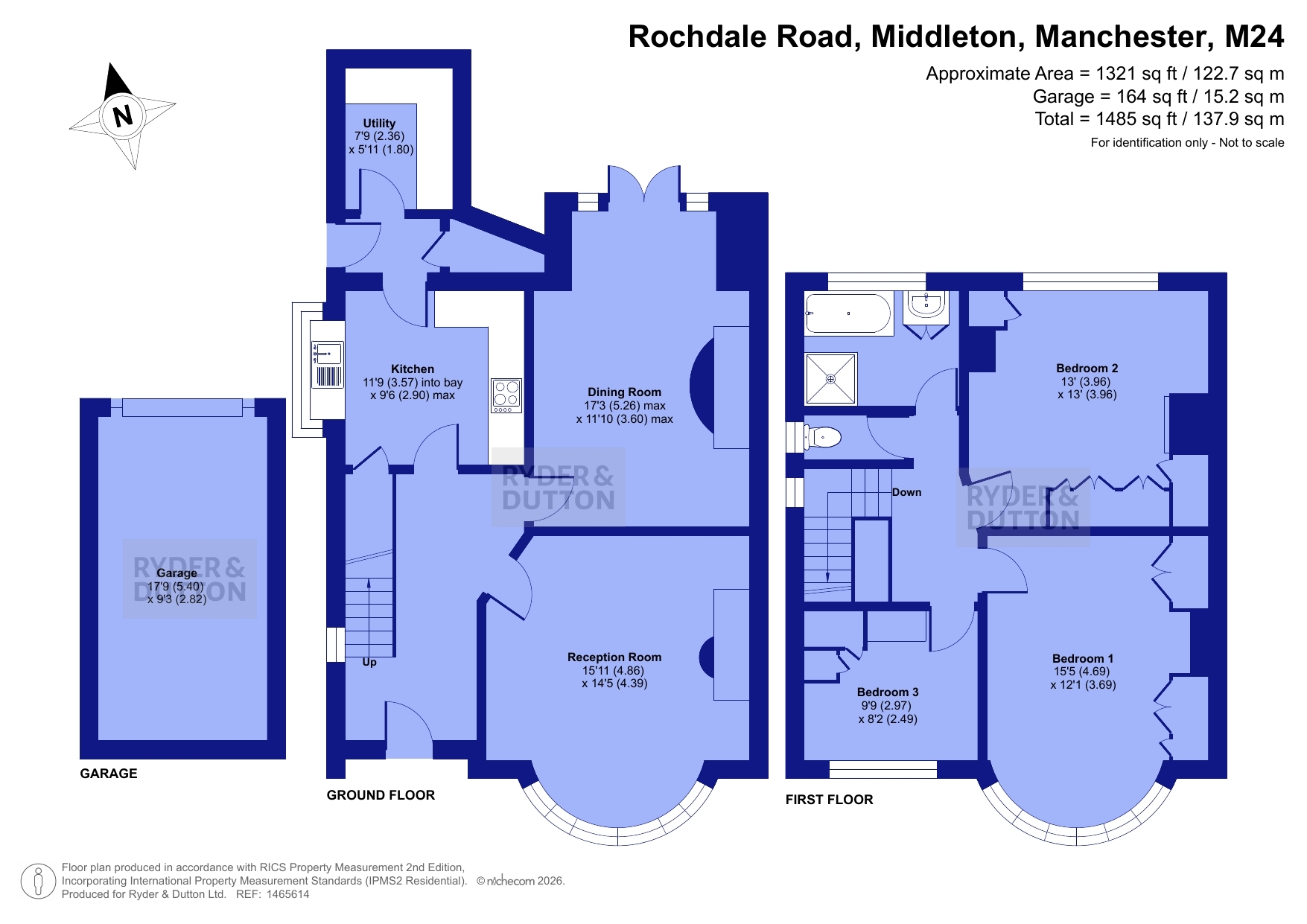 217, Rochdale Road, Manchester floorplan