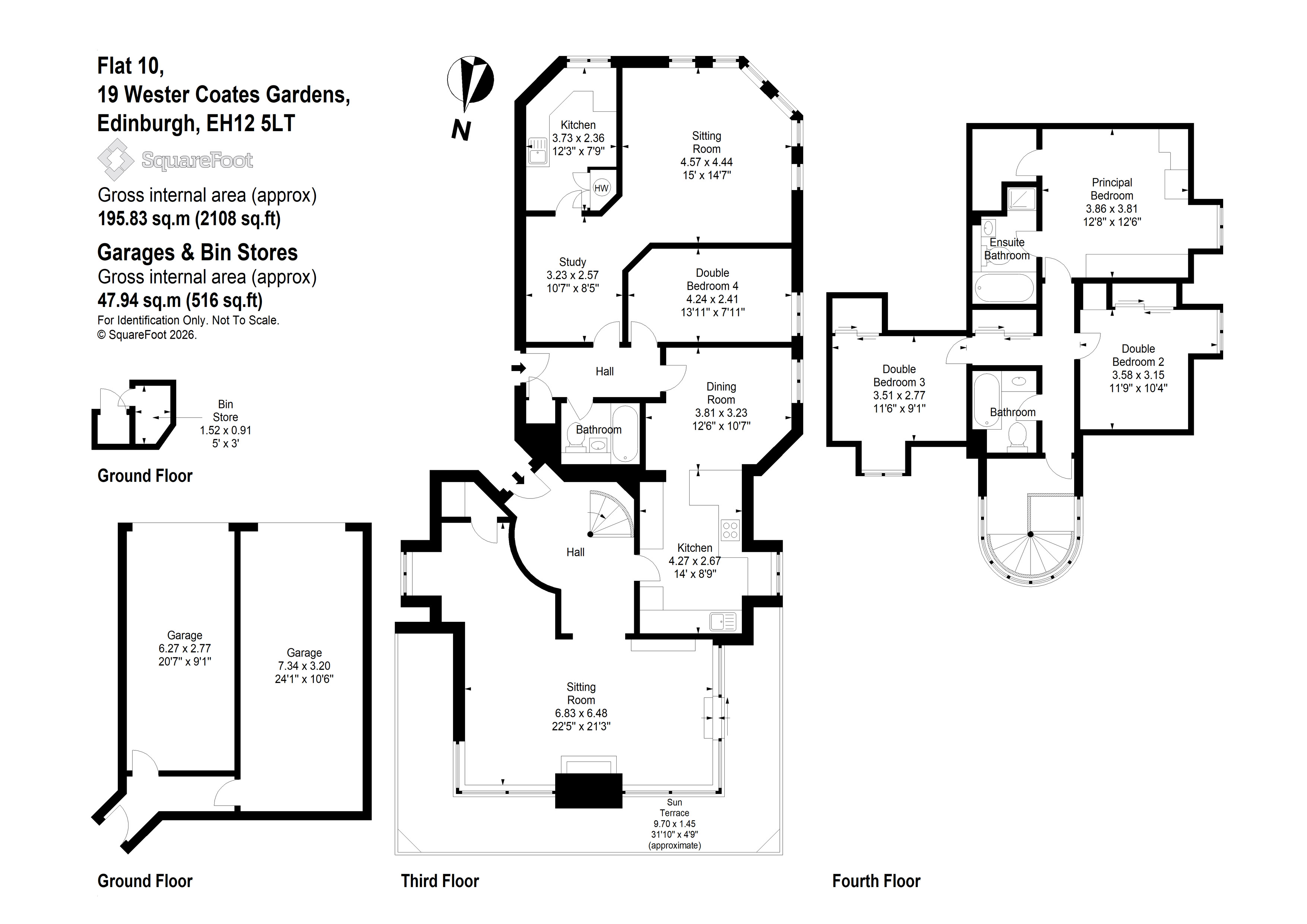 19/10,, Wester Coates Gardens, Edinburgh floorplan
