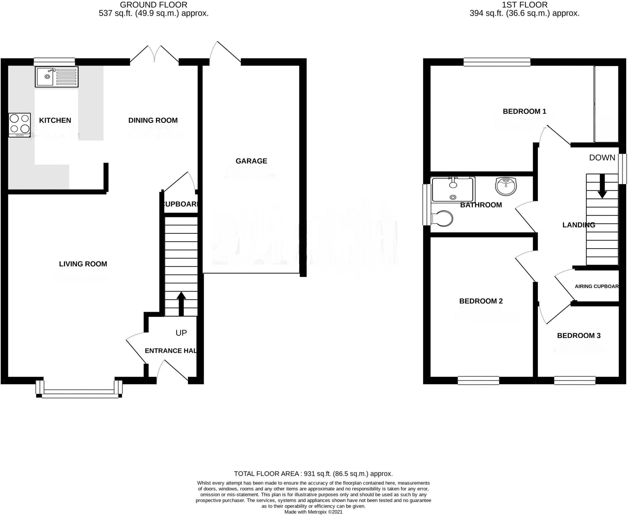 7, Westfield, Clevedon floorplan
