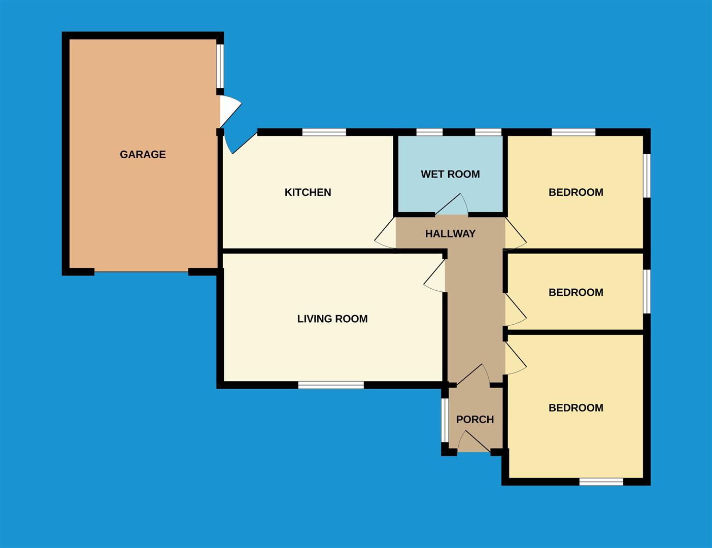 11, Trelinnoe Close, Launceston floorplan