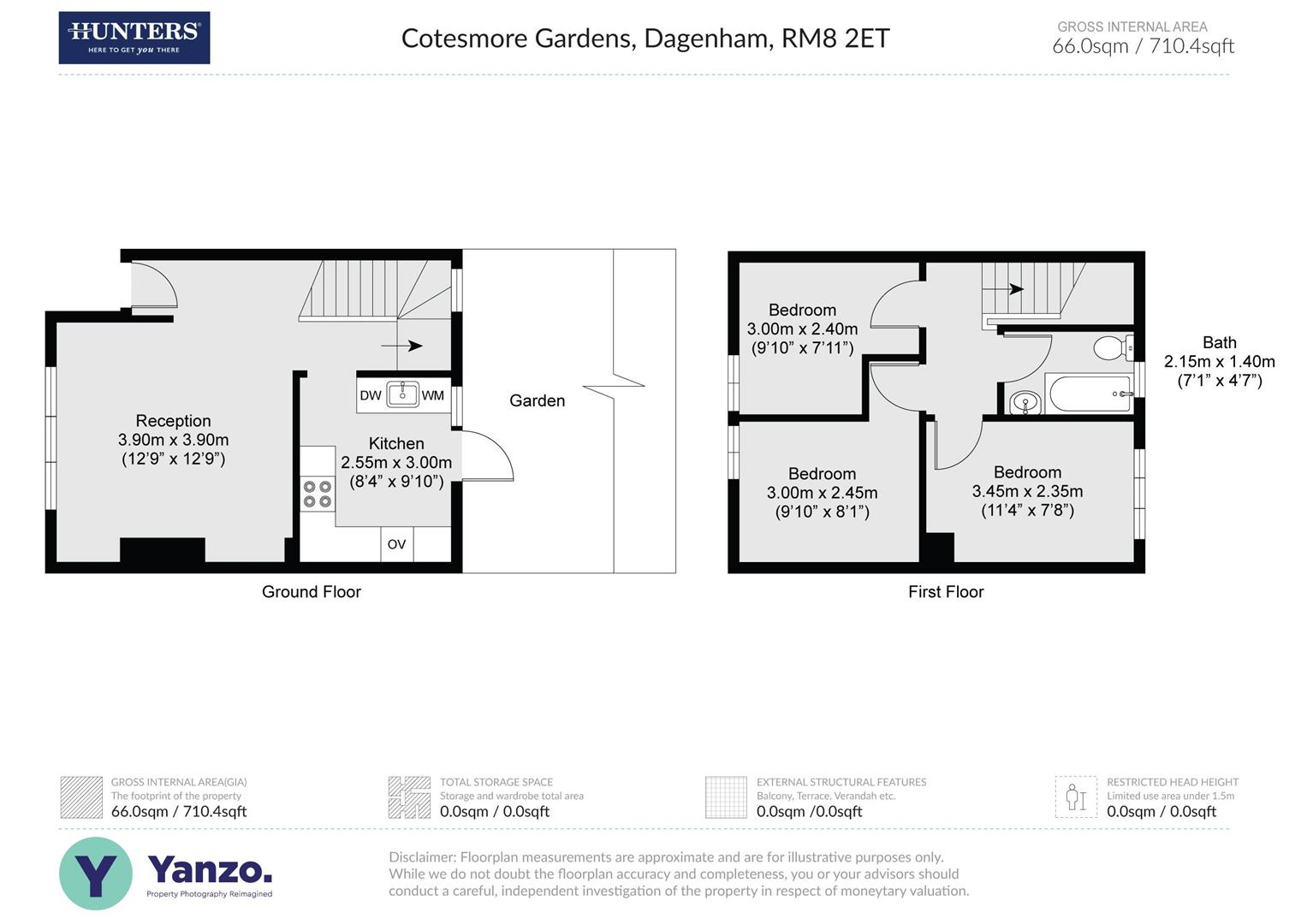 5, Cotesmore Gardens, Dagenham floorplan