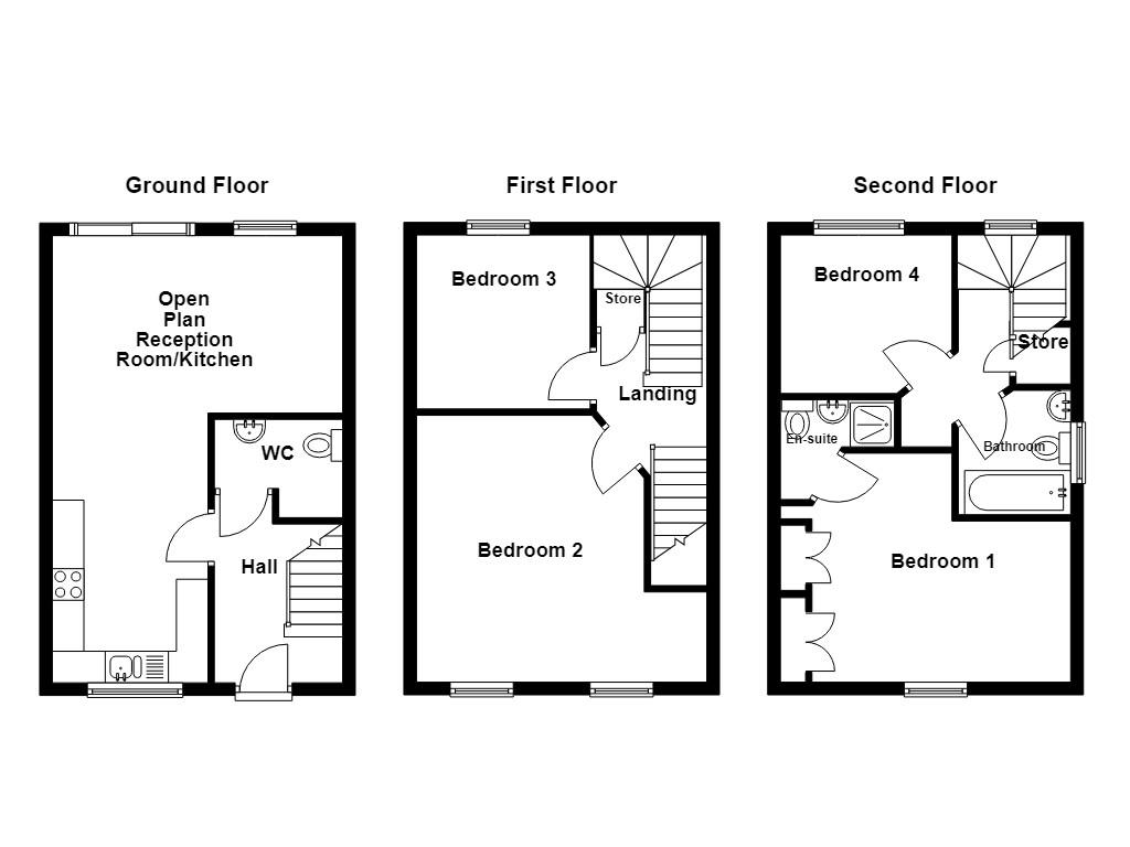 59, French Barn Lane, Manchester floorplan