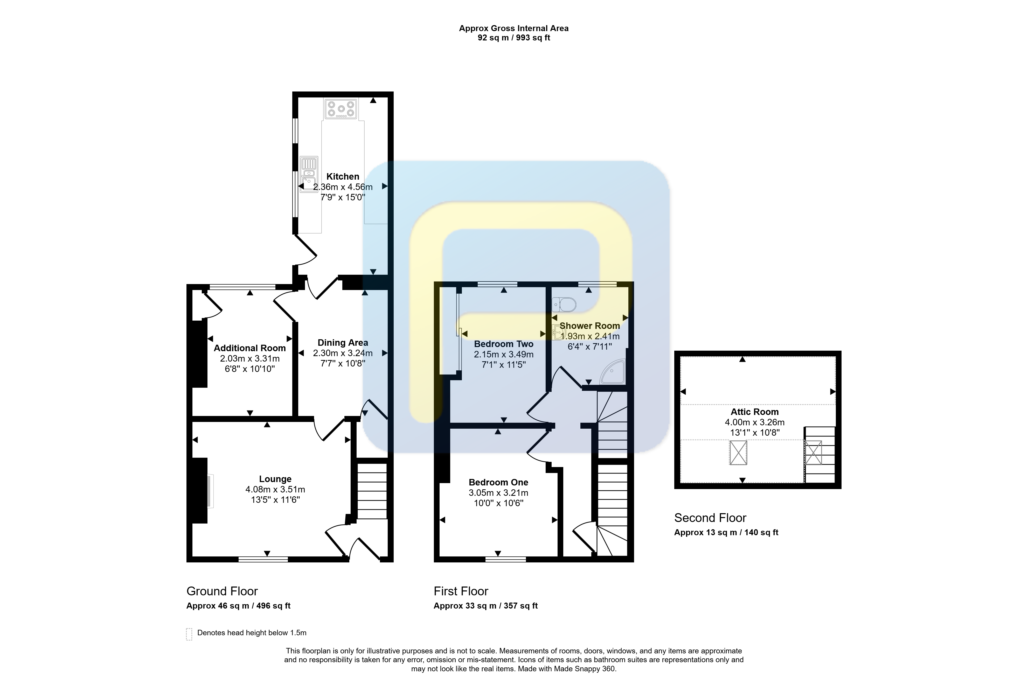 9, Sea View Terrace, Alnwick floorplan