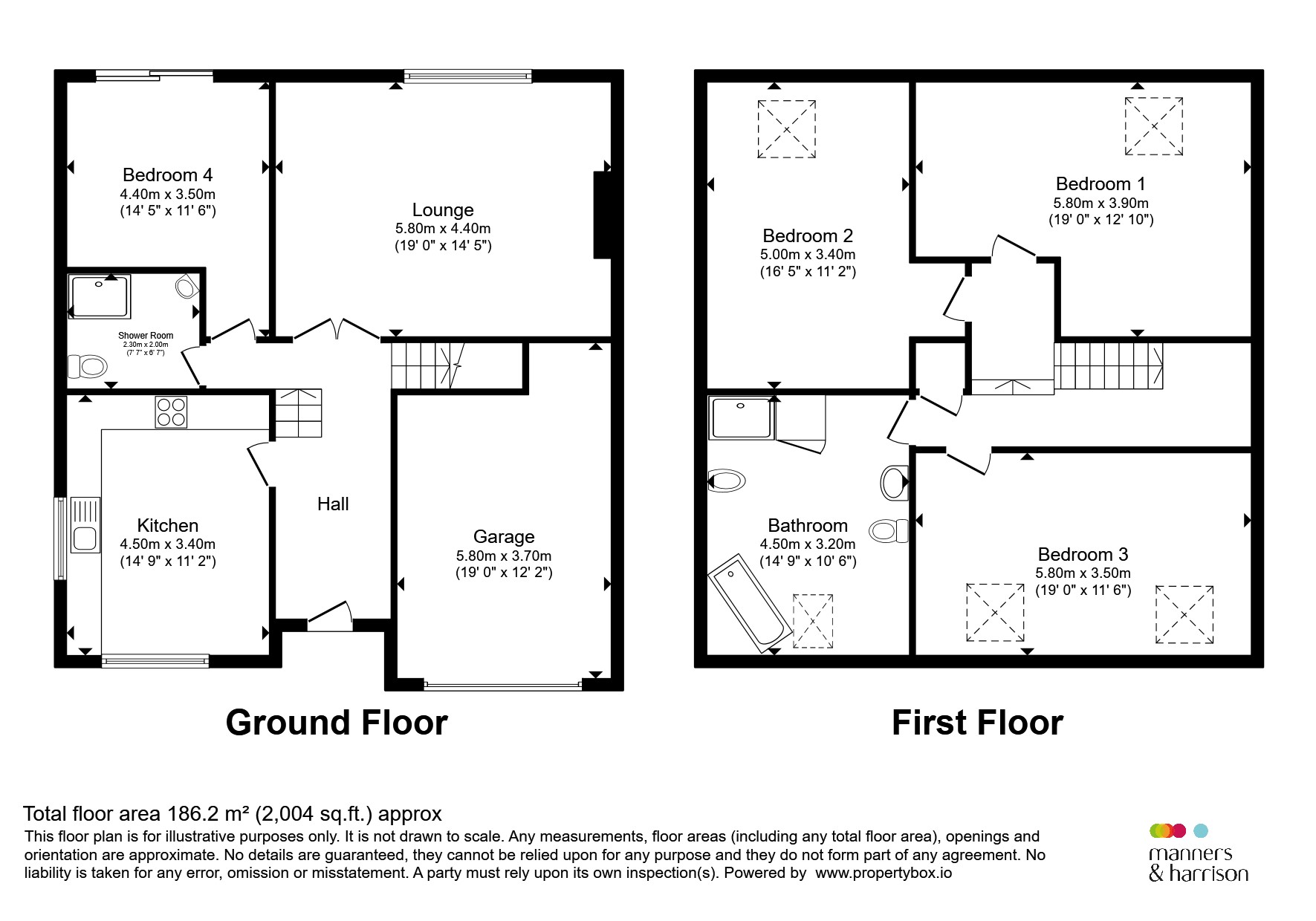 18, St. Mawes Close, Hartlepool floorplan