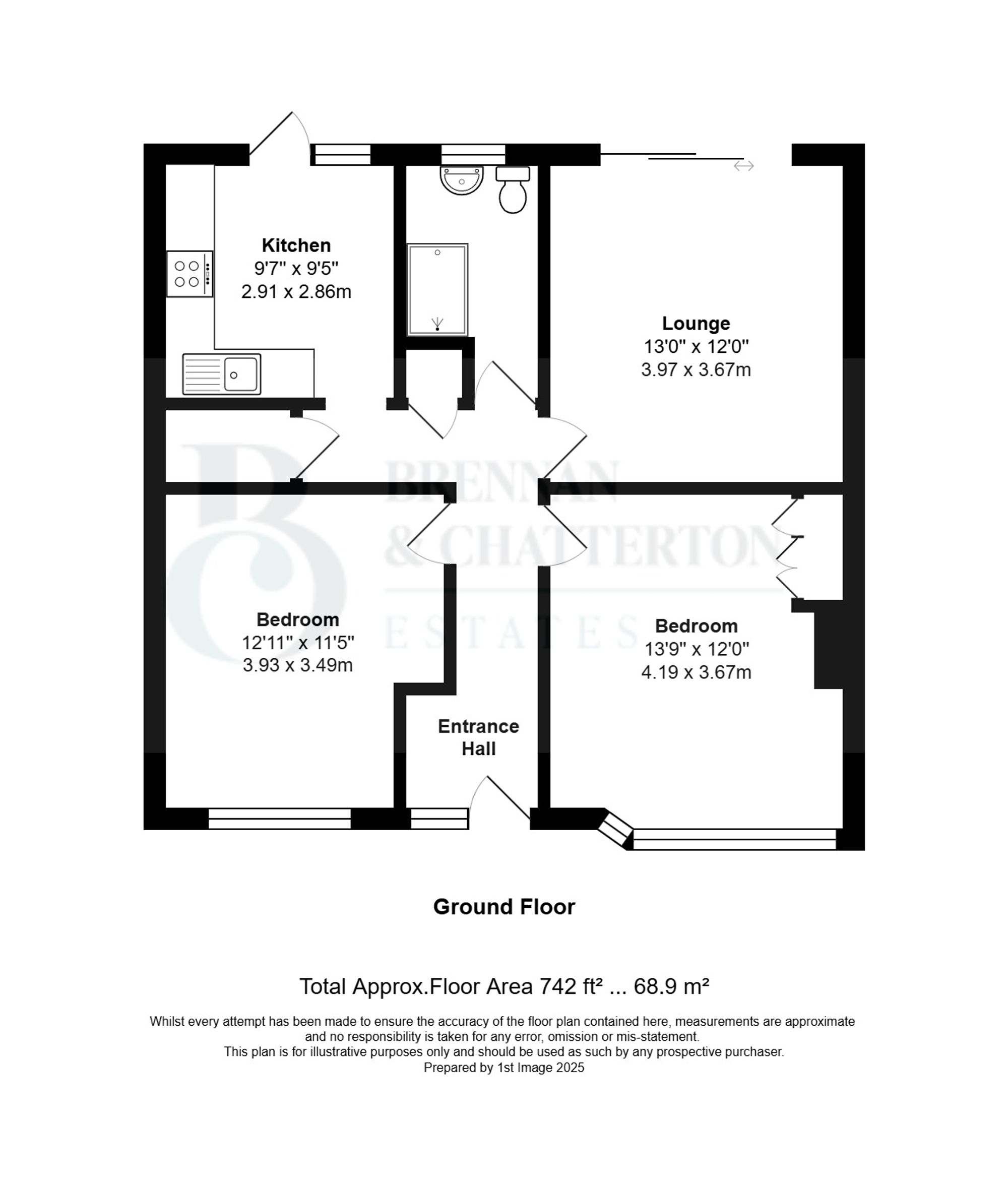 7 The Crescent Manor Road, Littlehampton floorplan