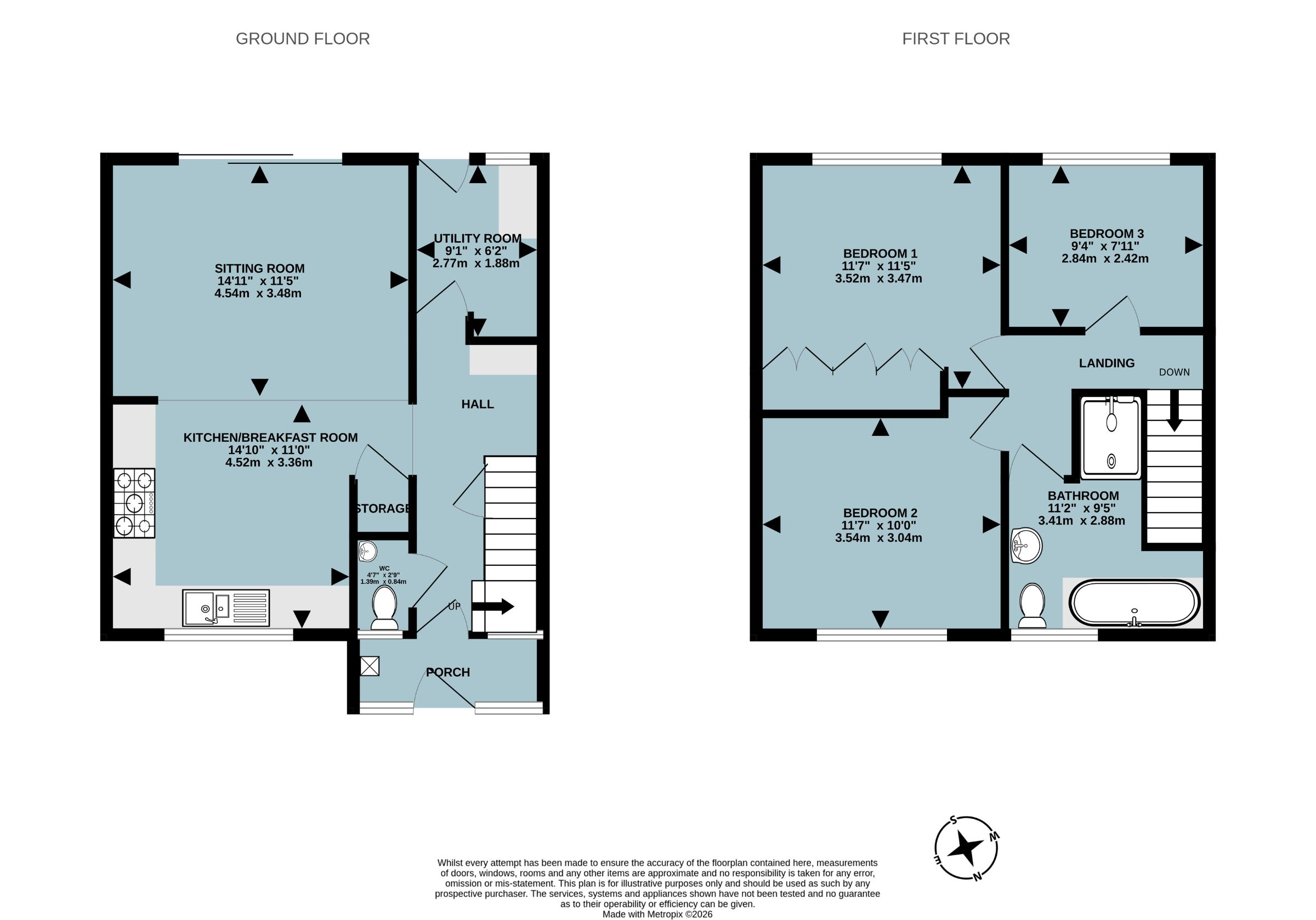 67, Oakford Villas, North Molton floorplan