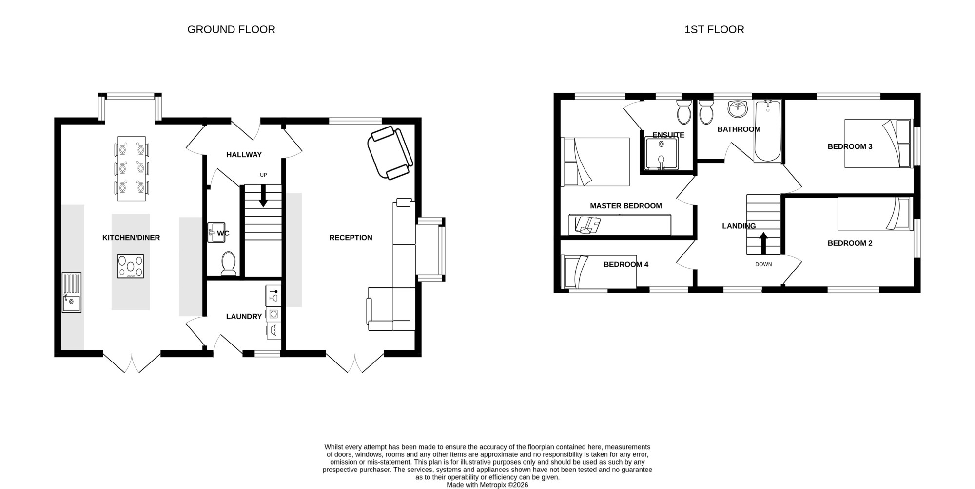 11 Monk Street,, DUrton Lane, Preston floorplan