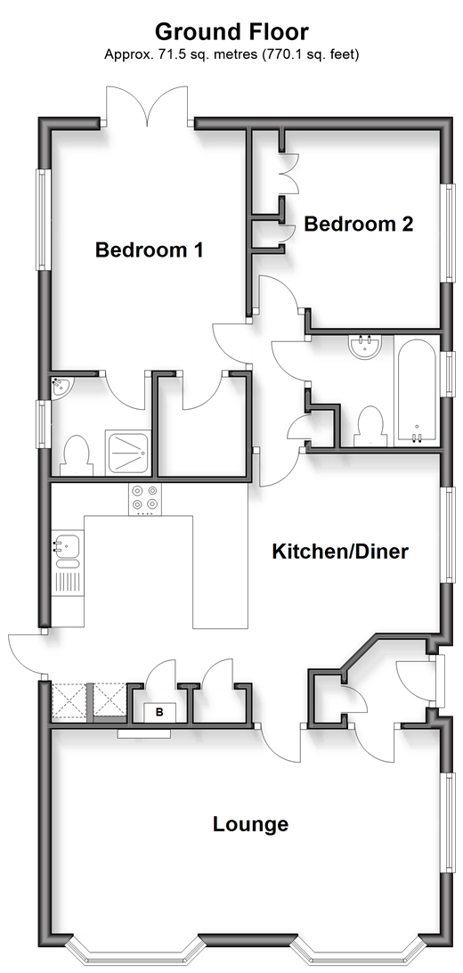 Stone Street Petham, Canterbury floorplan