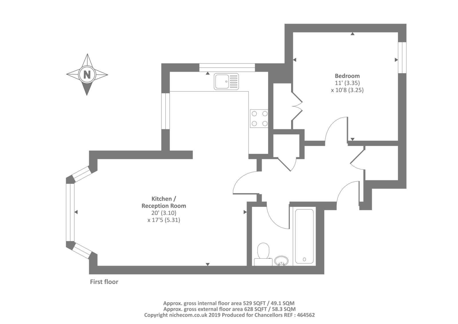 1 Bedrooms Flat for sale in Waverley Lodge, Lower Sunbury TW16