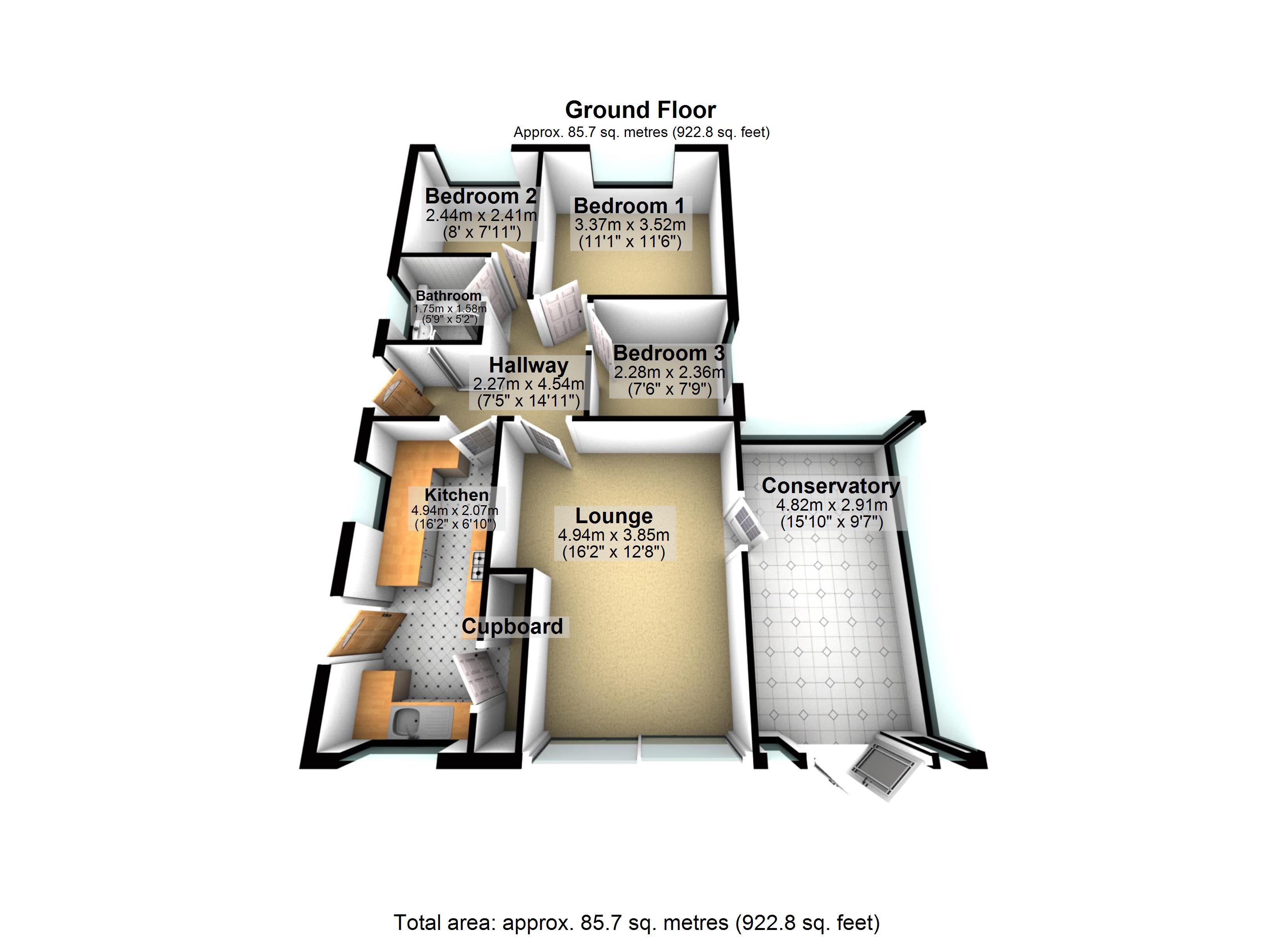 37, Wellington Street, Stapleford floorplan