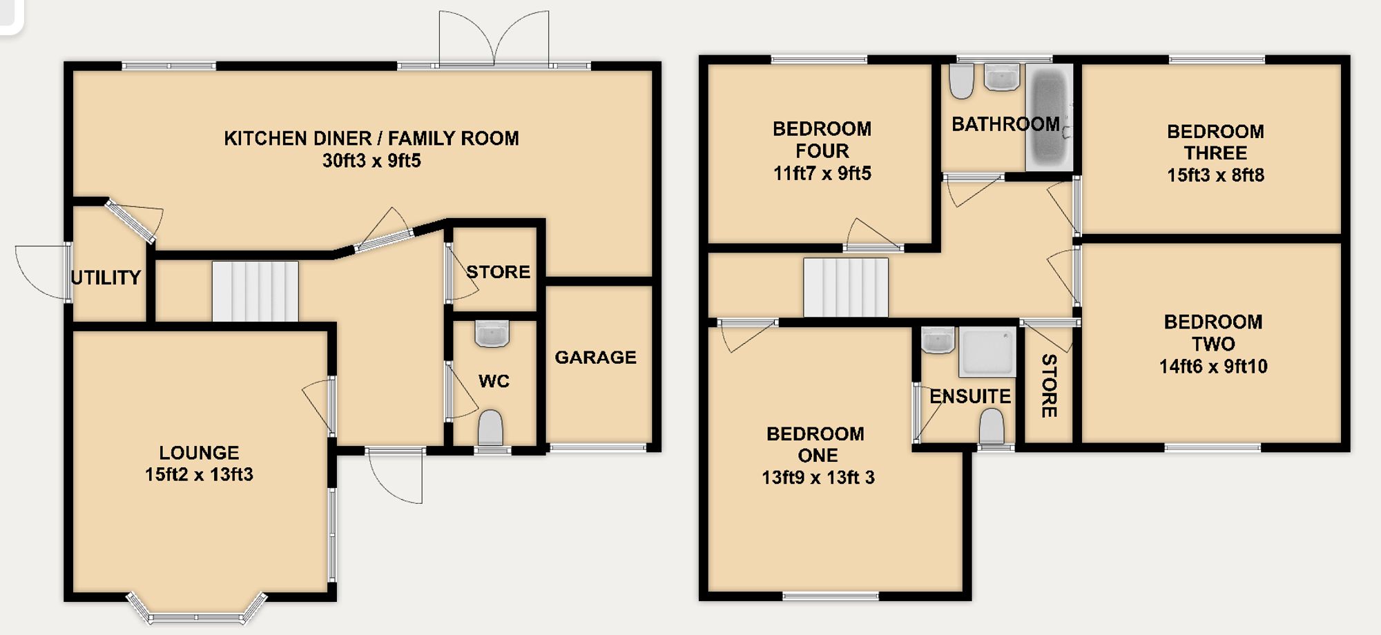 12 Elm Avenue, Chester floorplan