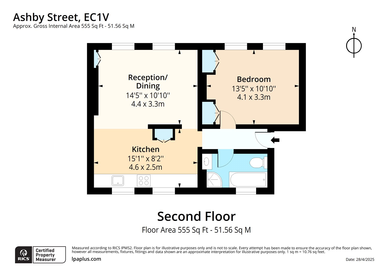 18C, Ashby Street, London floorplan