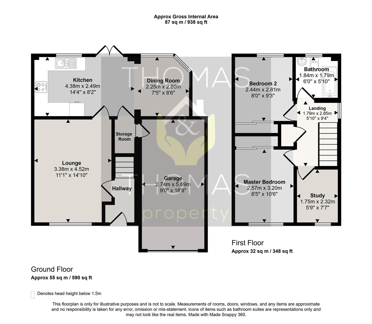 69, Lower Meadow, Gloucester floorplan