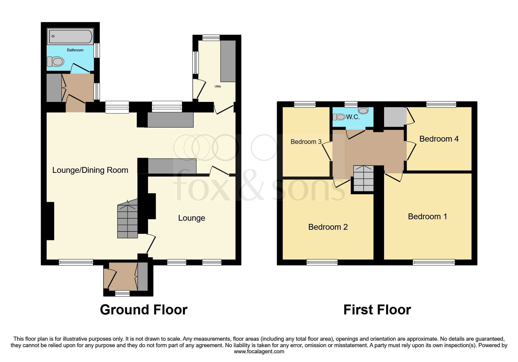 63, Main Street, Martock floorplan