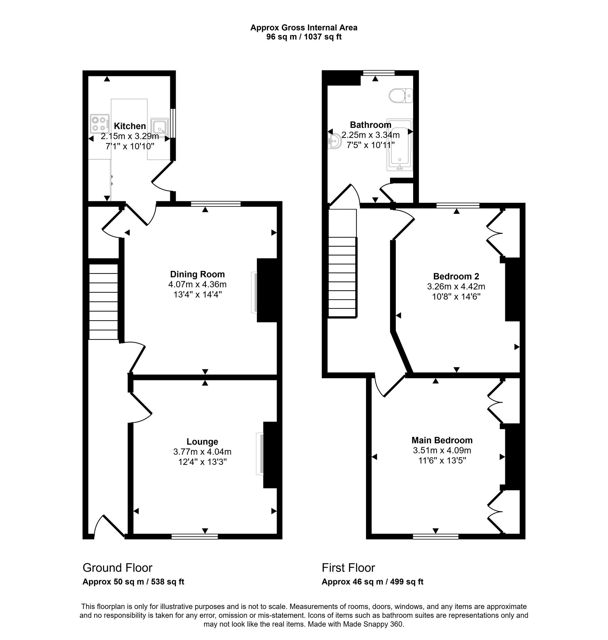 51 Bridgewater Street, Wigan floorplan