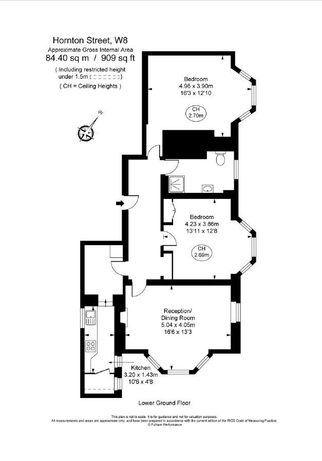 Hornton Street, London floorplan