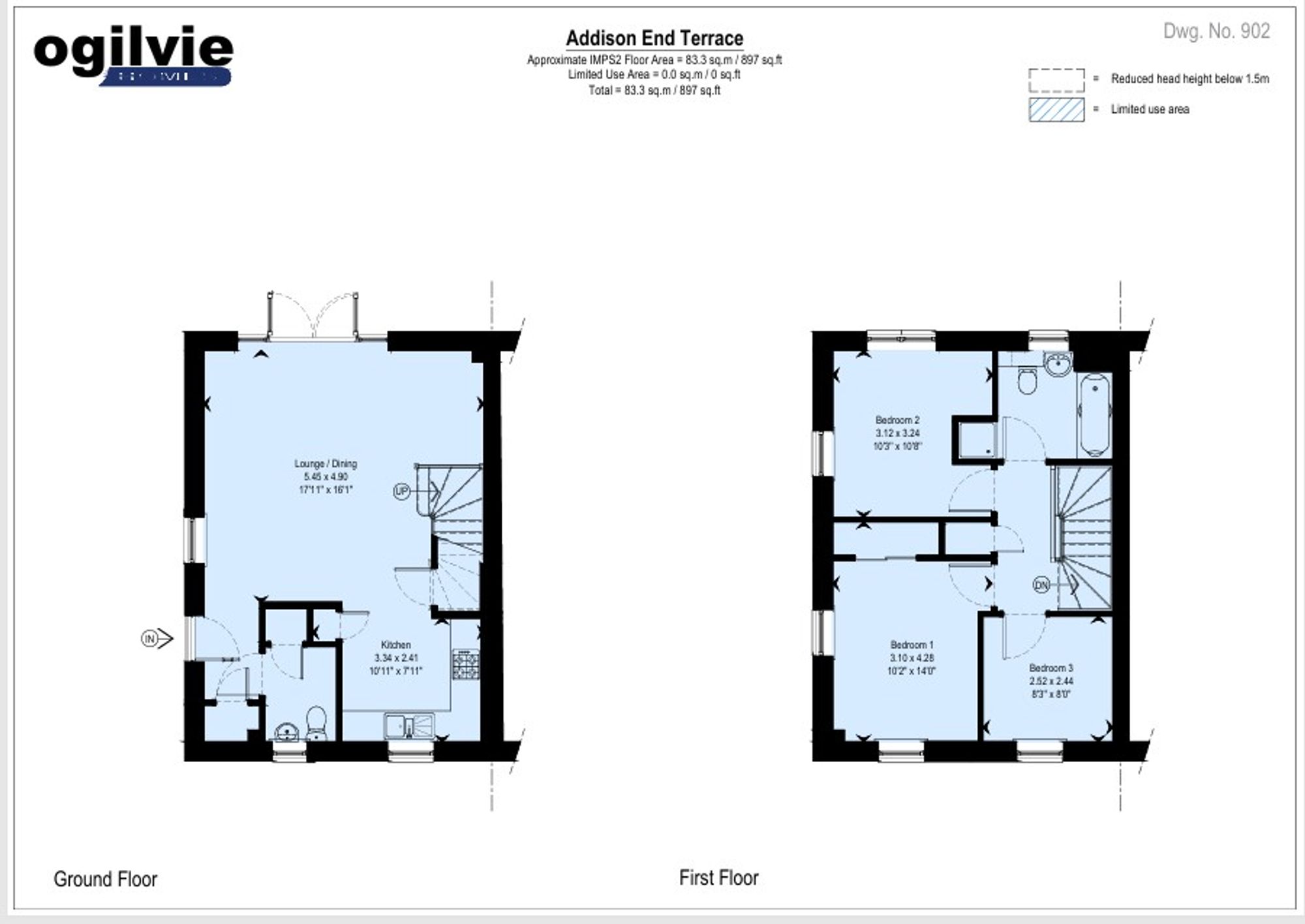 Addison End-Terrace, Weavers Lane, Dunfermline floorplan
