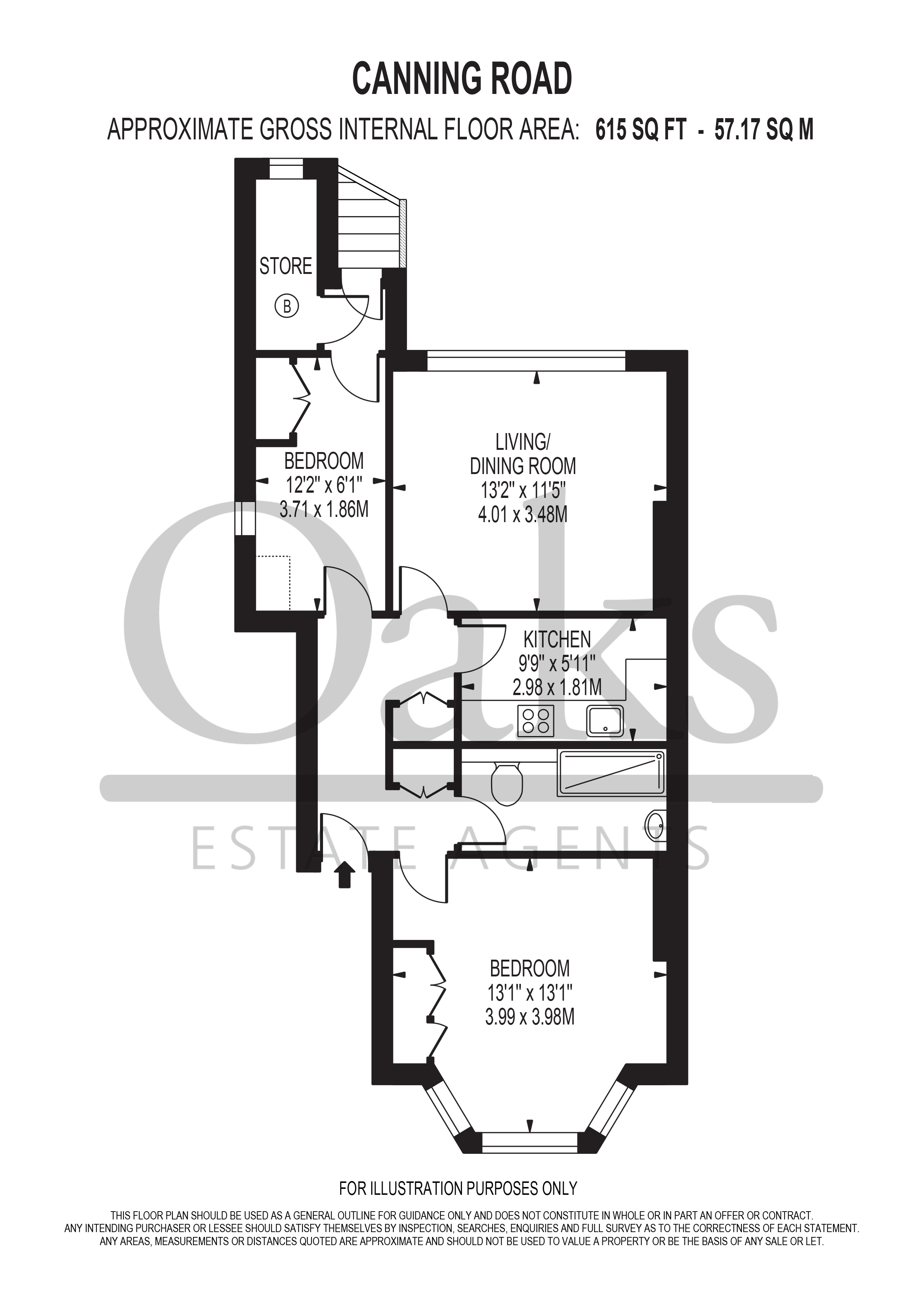 Hall Floor, 27, Canning Road, Surrey floorplan