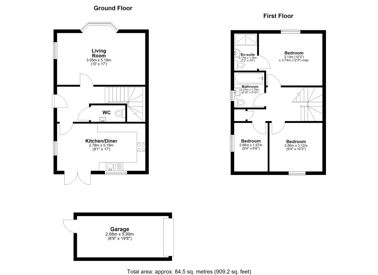 202, Bells Lane, Rochester floorplan