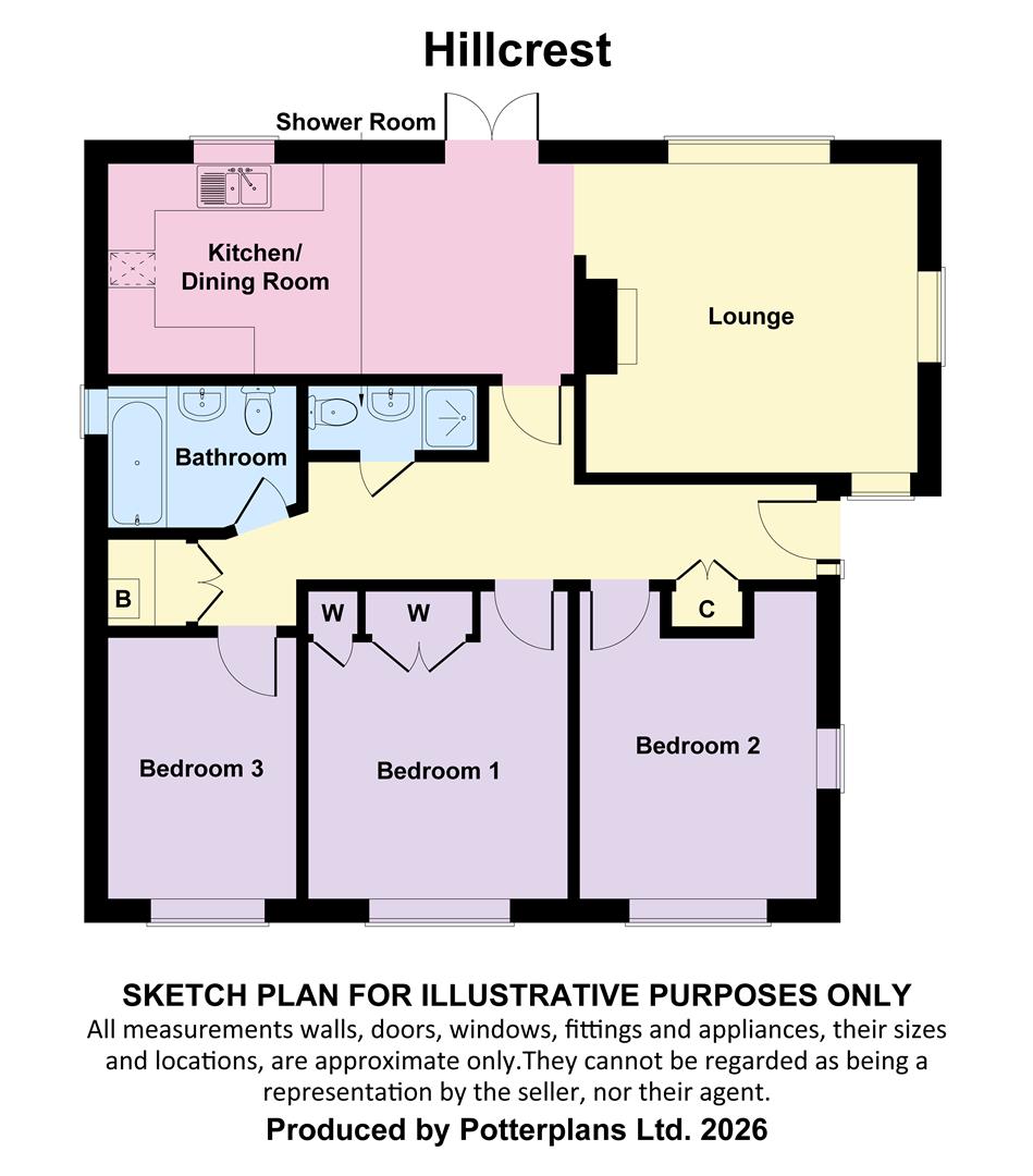 Hillcrest, Victoria Road, Freshwater floorplan