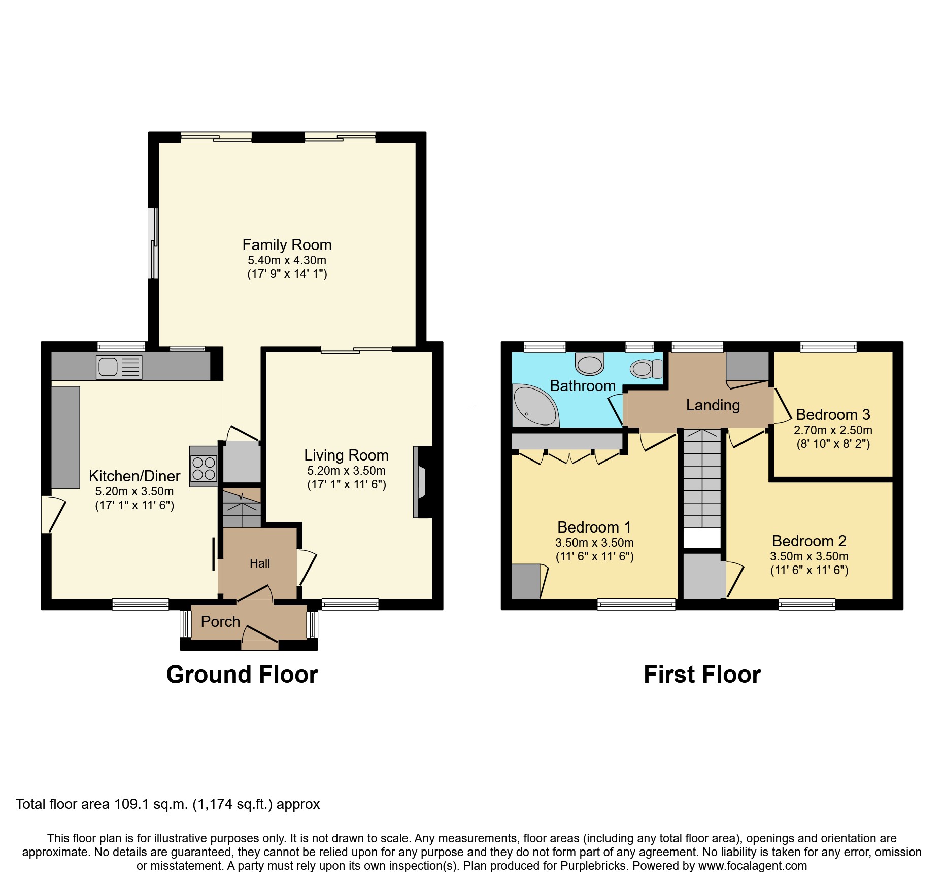23, Park Field, St. Albans floorplan