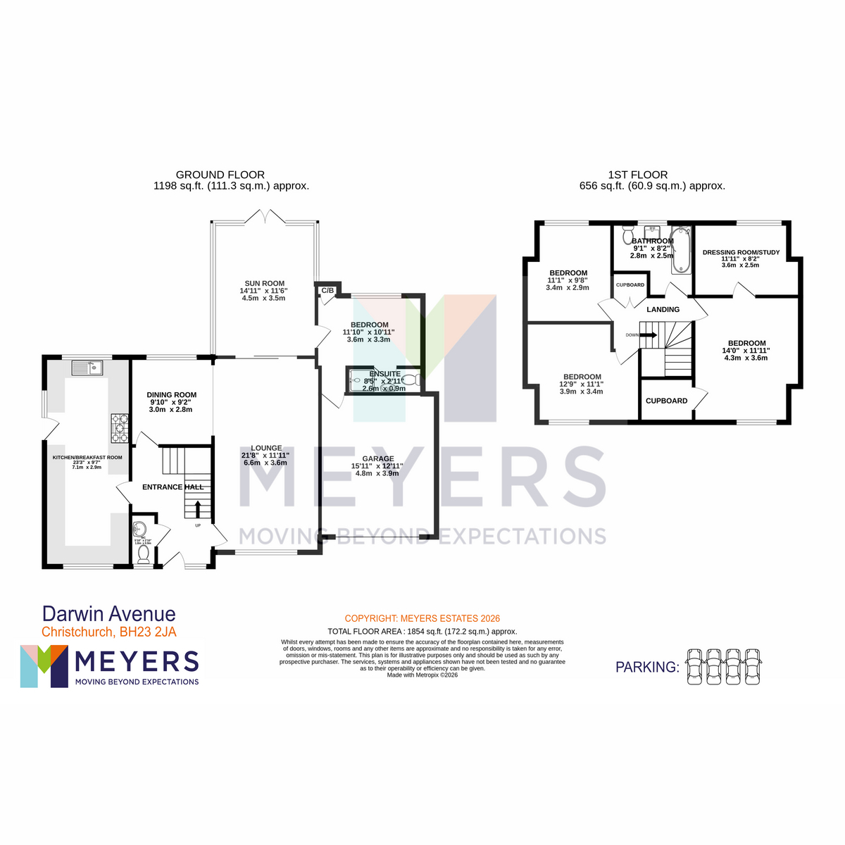 21, Darwin Avenue, Christchurch floorplan