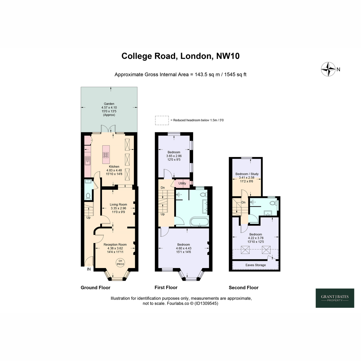 17, College Road, London floorplan