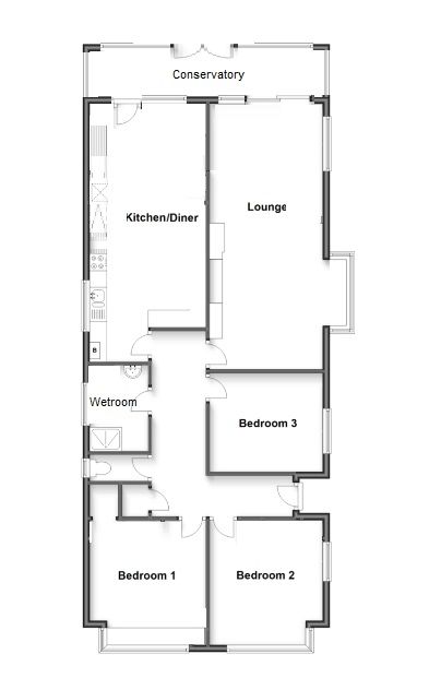 3, Chestnut Drive, Deal floorplan