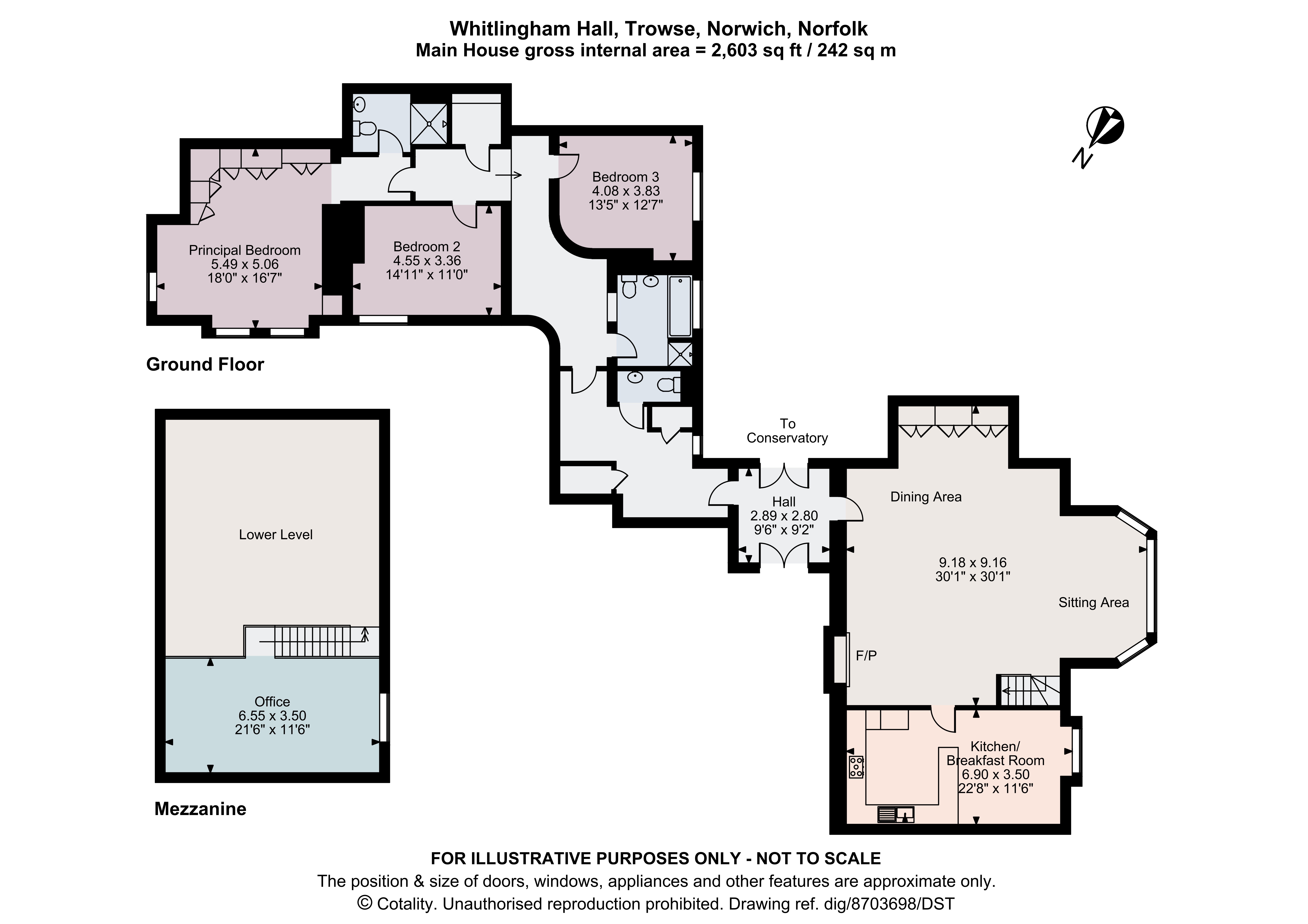 3 Whitlingham Hall,, Kirby Road, Norwich floorplan