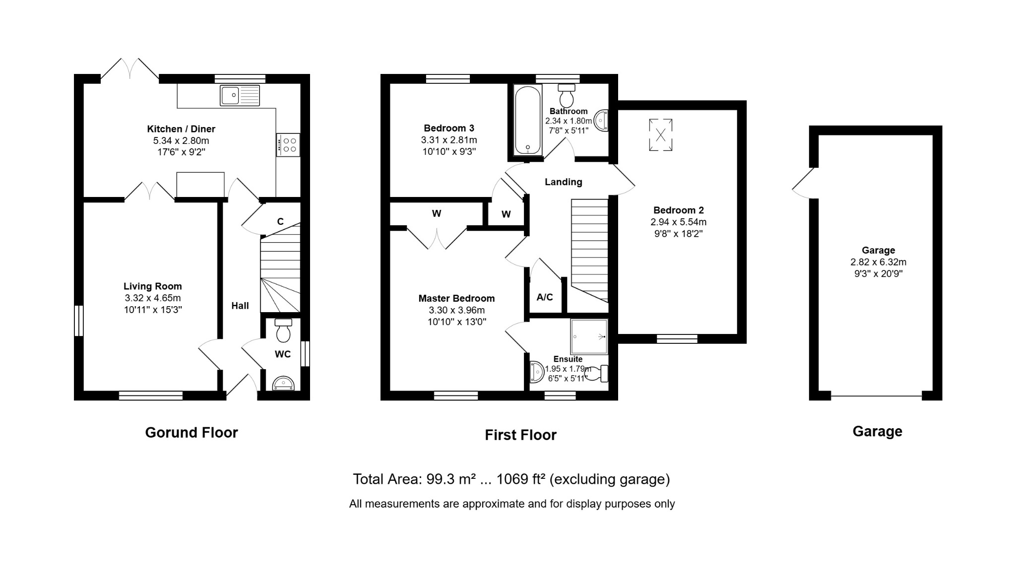 6, Brandon Close, Dereham floorplan