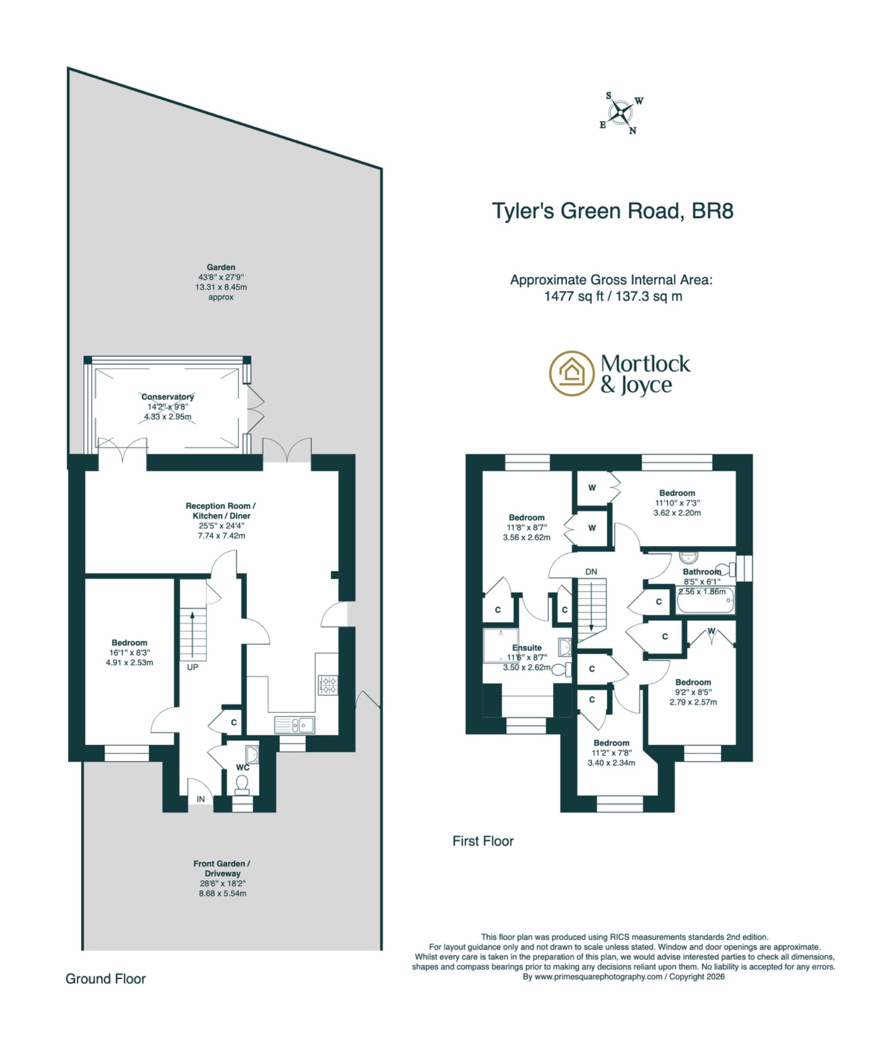 44B Tylers Green Road, Crockenhill, Kent floorplan