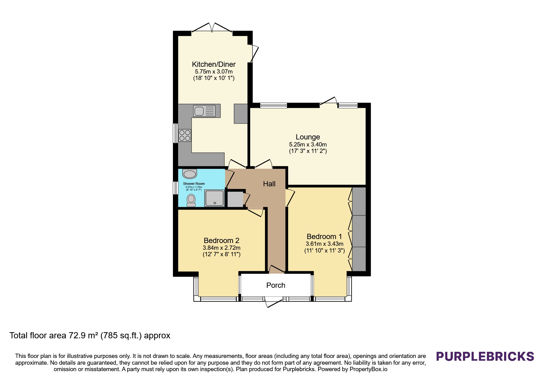 25, Grand Avenue, Wick, Littlehampton floorplan
