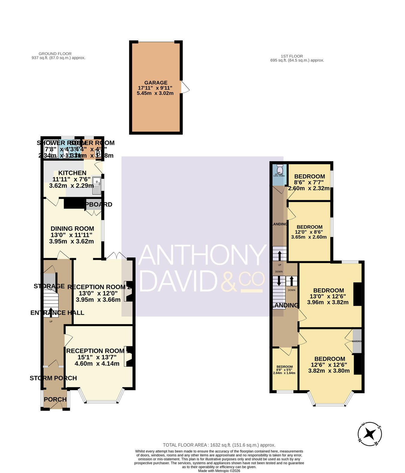 72, Wimborne Road, Poole floorplan