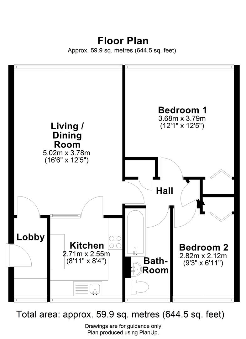 Flat 11, Highsett, Cambridge floorplan