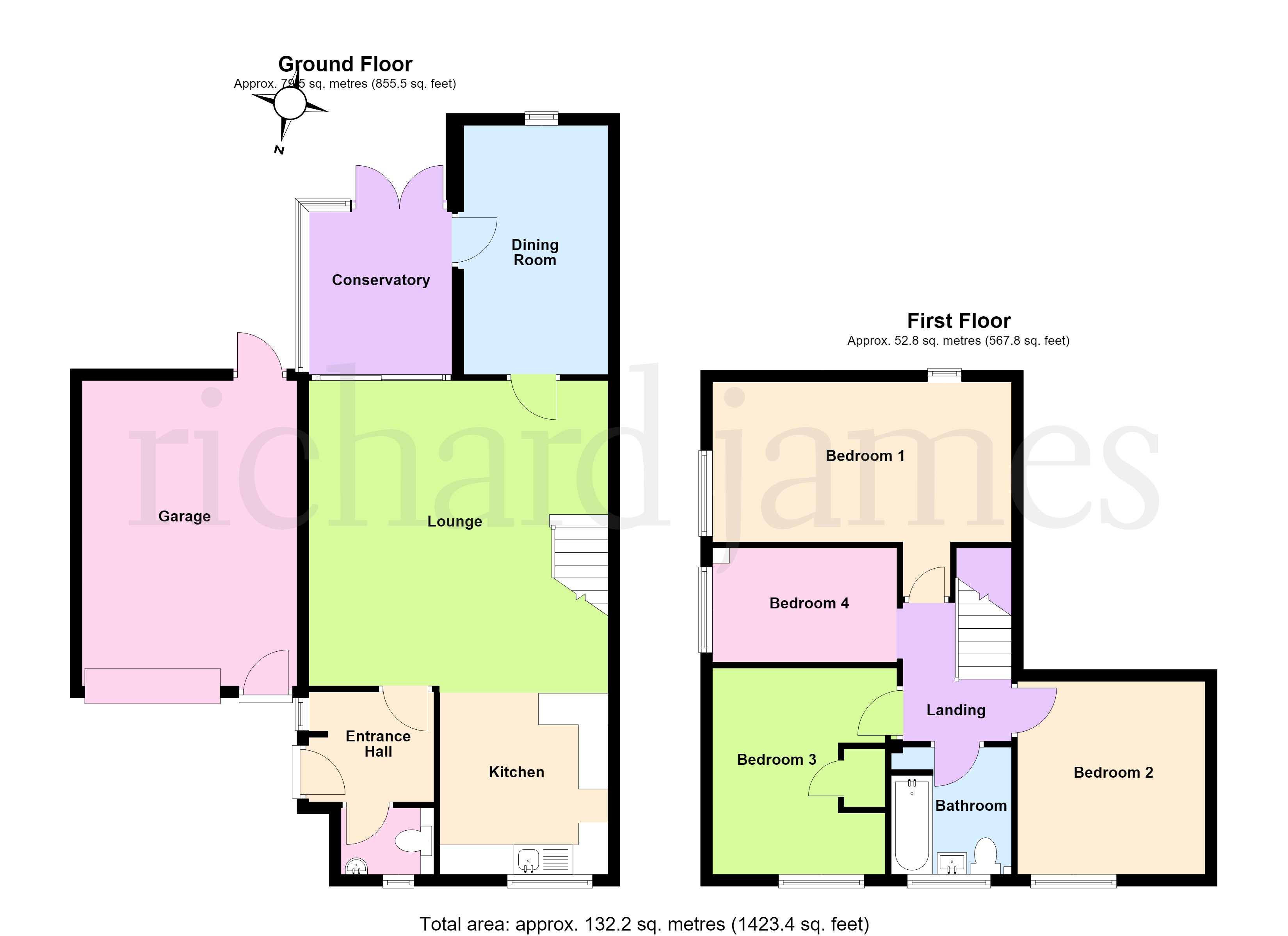 30, Torksey Close, Corby floorplan