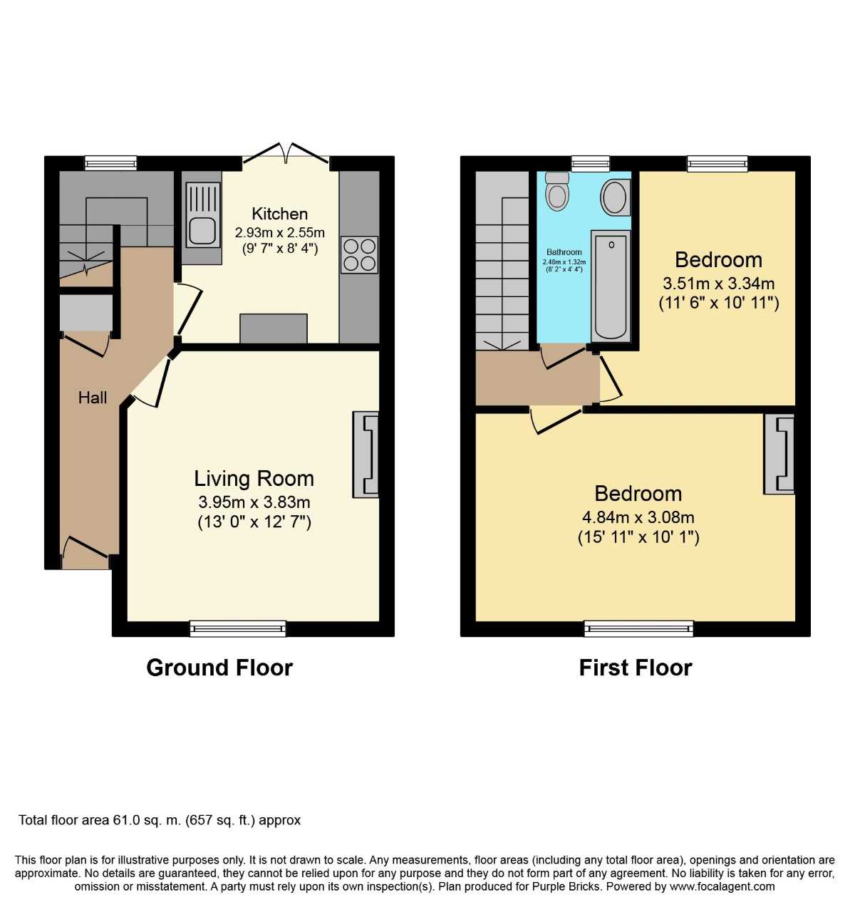 2 Bedrooms Terraced house for sale in Ivorydown, Bromley BR1