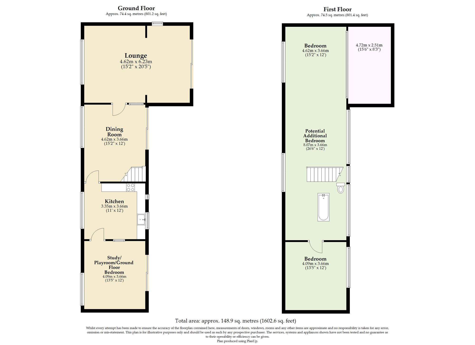 Broad Cottage Irstead Street, Norwich floorplan