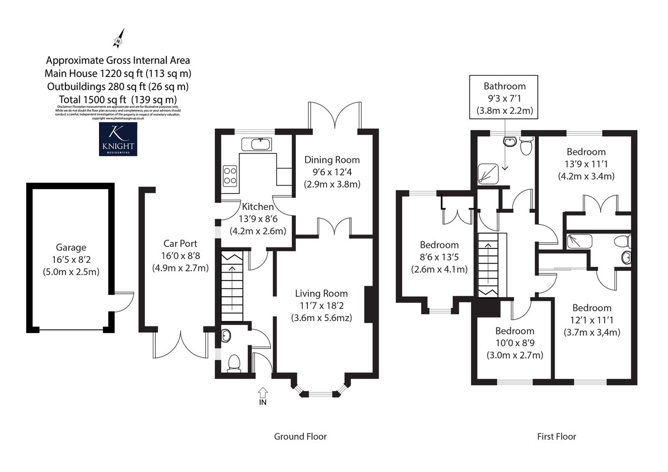 10, Coppingford End, Colchester floorplan