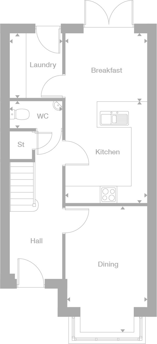 5 Bedrooms Semi-detached house for sale in 